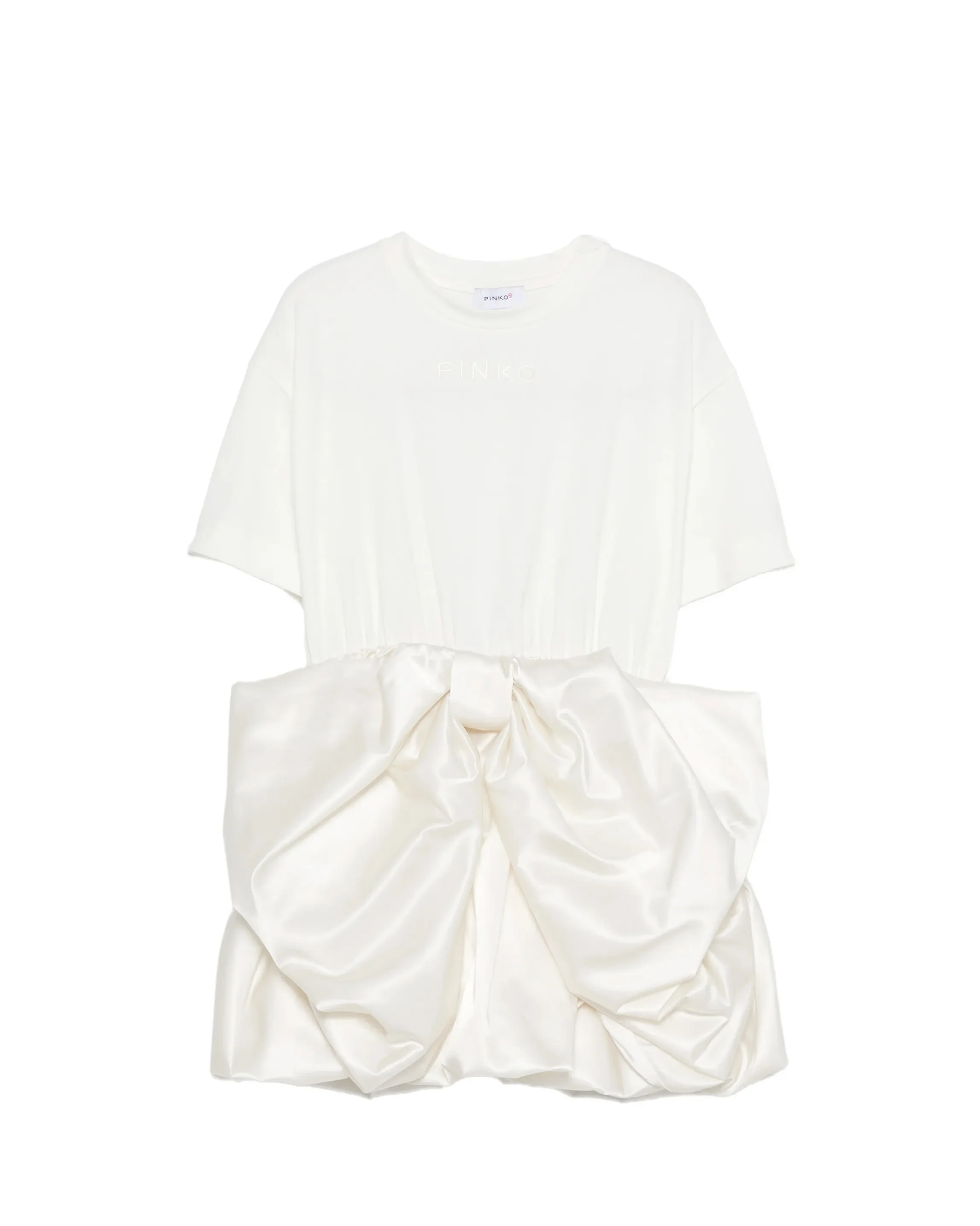 Pinko Kids Abito Panna con Maxi Fiocco per Bambine