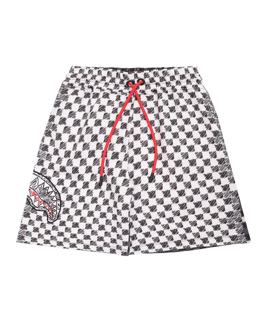 Sprayground Kids Costume da Bagno a Scacchi per Bambini