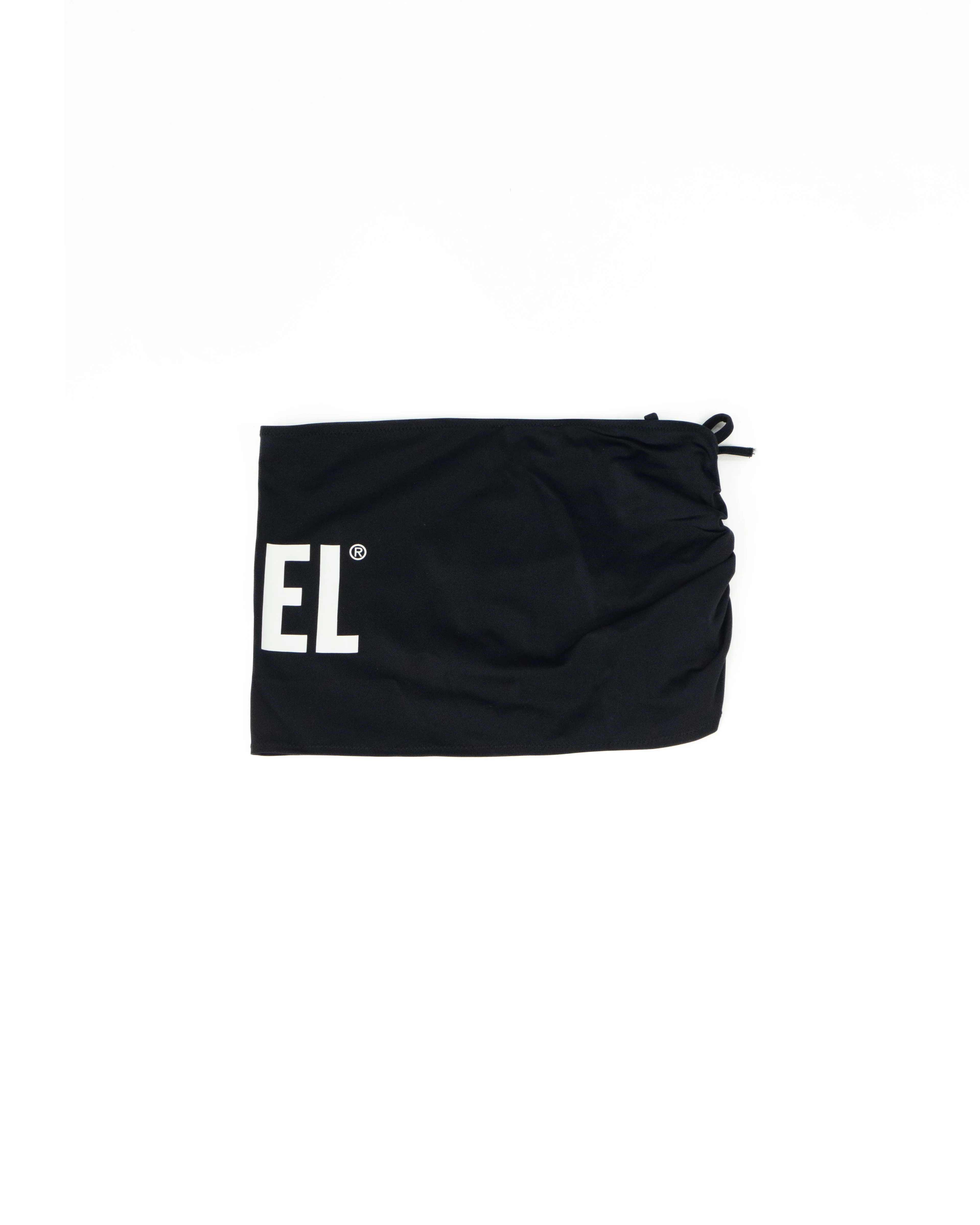 Diesel Kids Gonna Copricostume Nero con Logo per Bambine