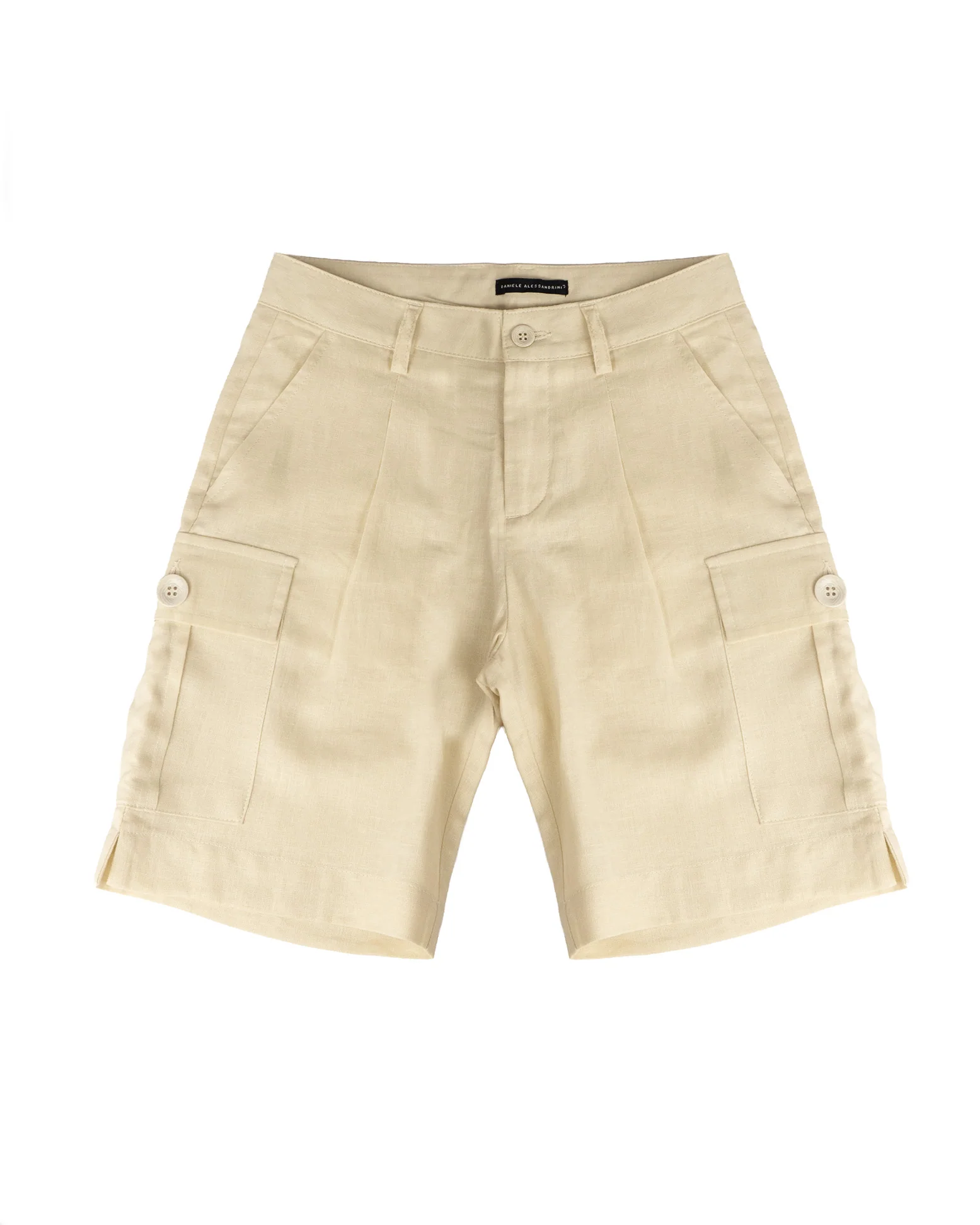 Daniele Alessandrini Kids Short Cargo Off-White per Bambini