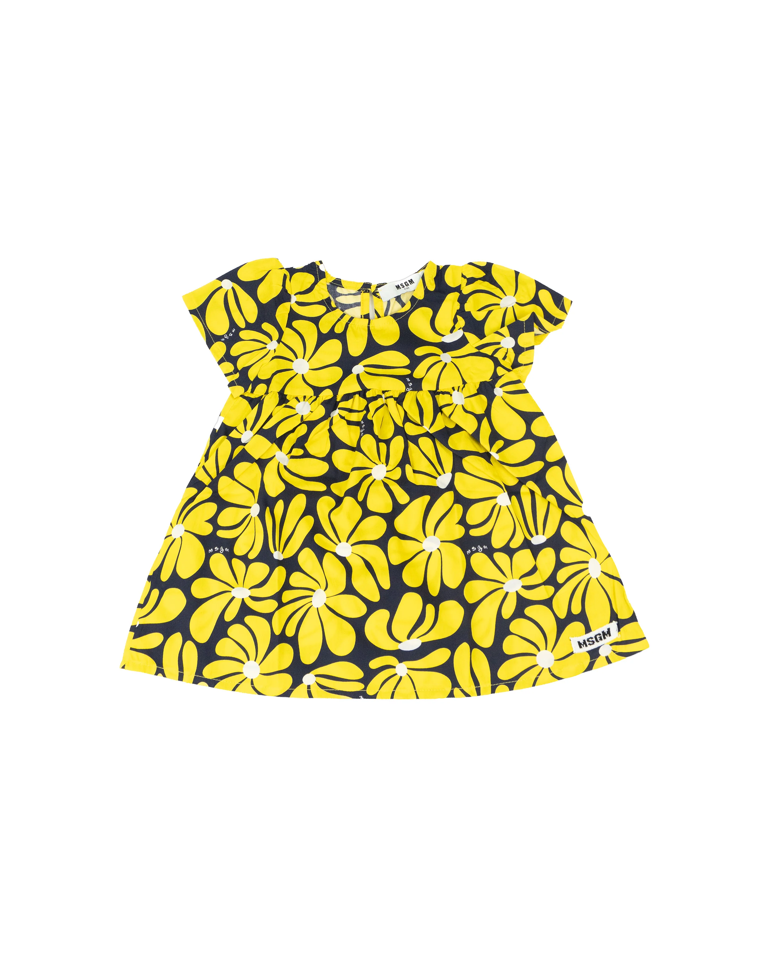 Msgm Kids Abito a Fantasia Floreale per Neonate