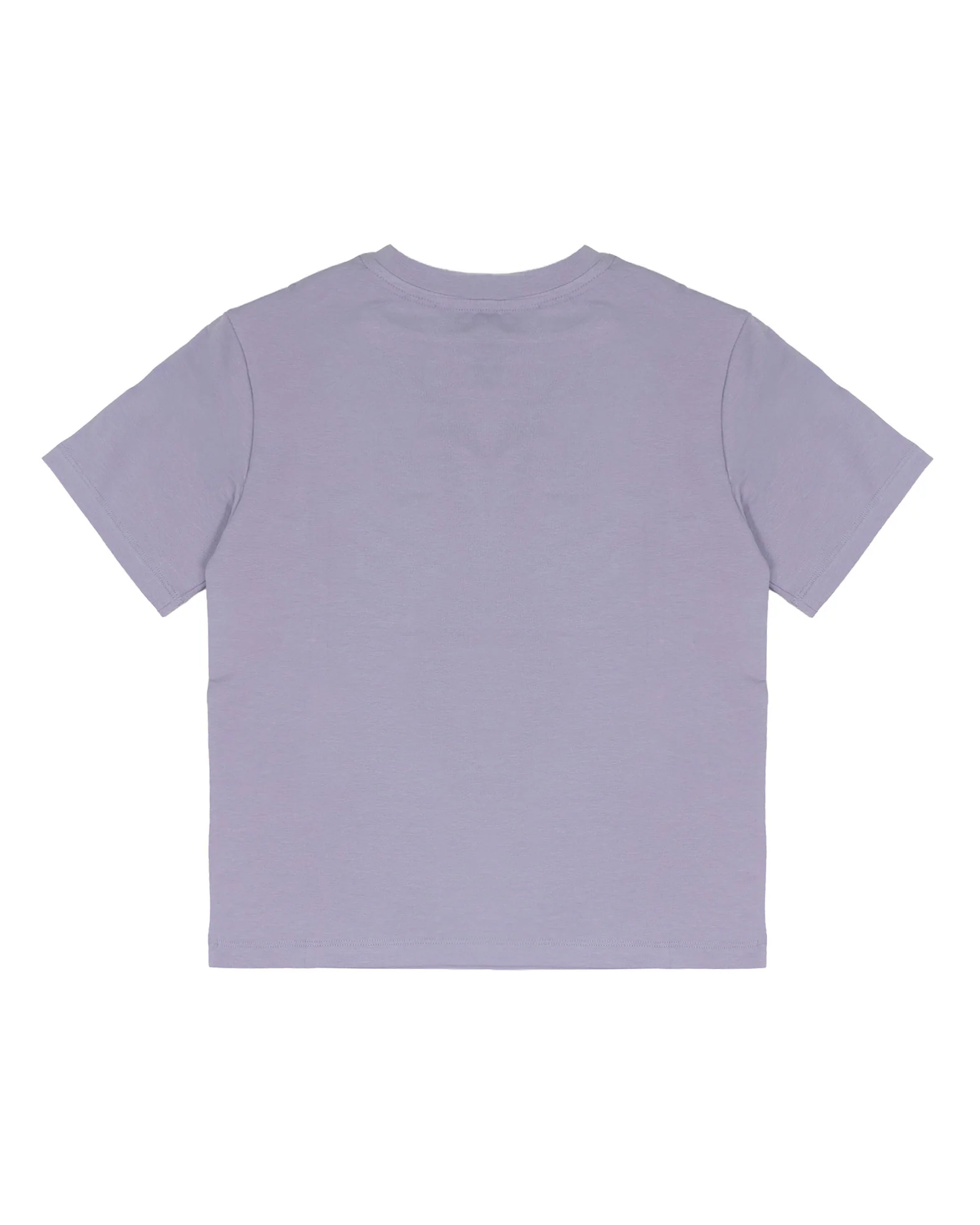 Elisabetta Franchi La Mia Bambina T-shirt Lilla con Strass e Logo per Bambine