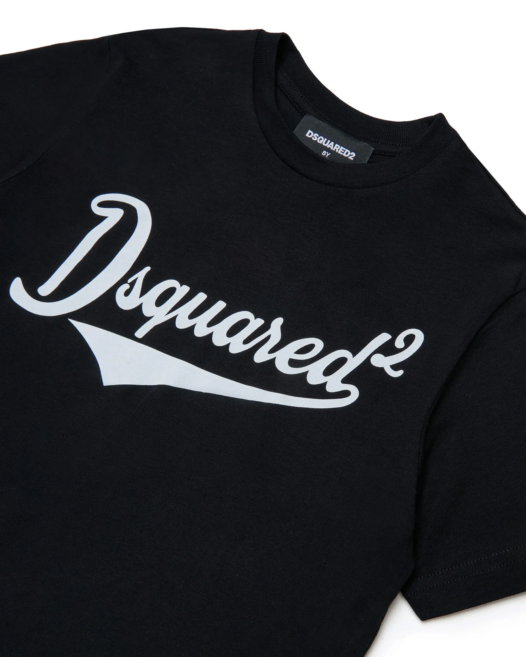 Dsquared Kids T-shirt Crew-neck con Stampa Logo per Bambini
