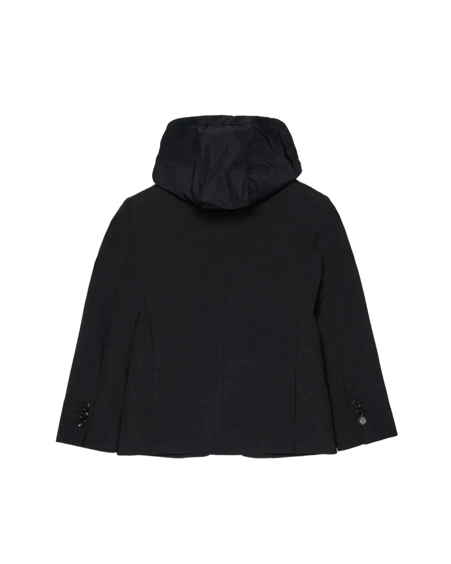 Dsquared2 Giacca da Completo Nera con Cappuccio Integato e Logo Stampato per Bambini