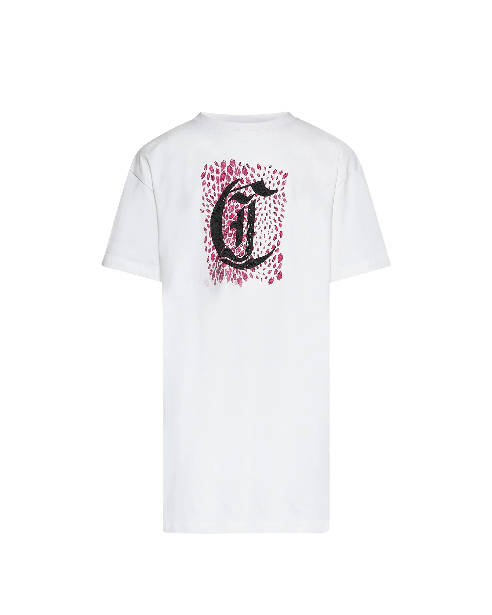 Just Cavalli Kids Abito Bianco con Strass per Bambine