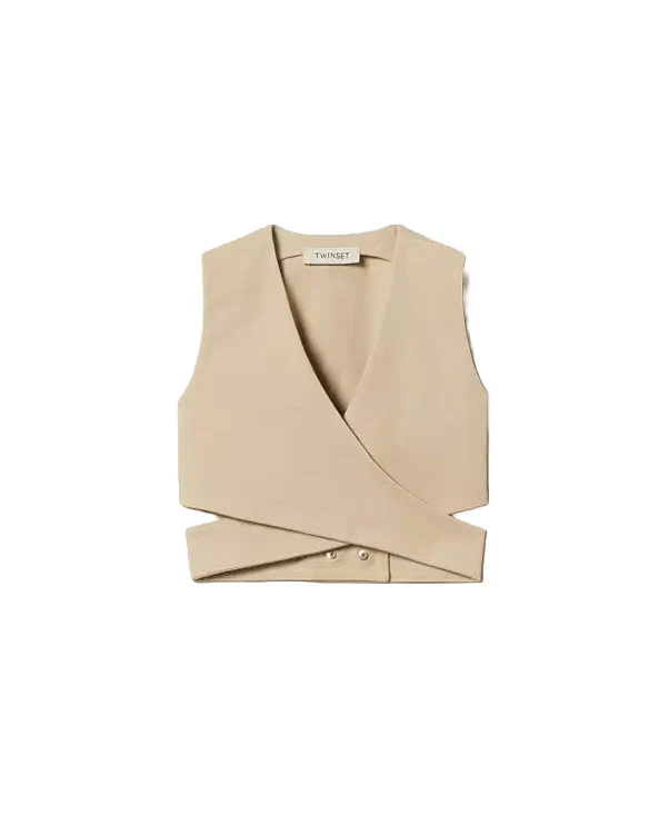 Twinset Kids Top Safari per Bambine