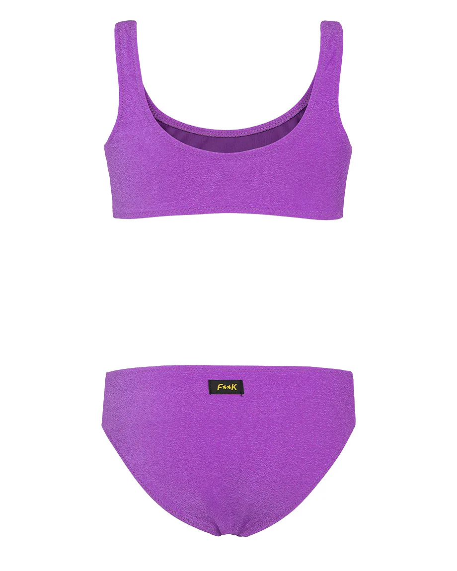 F**K Kids Costume Fascia Viola per Bambine