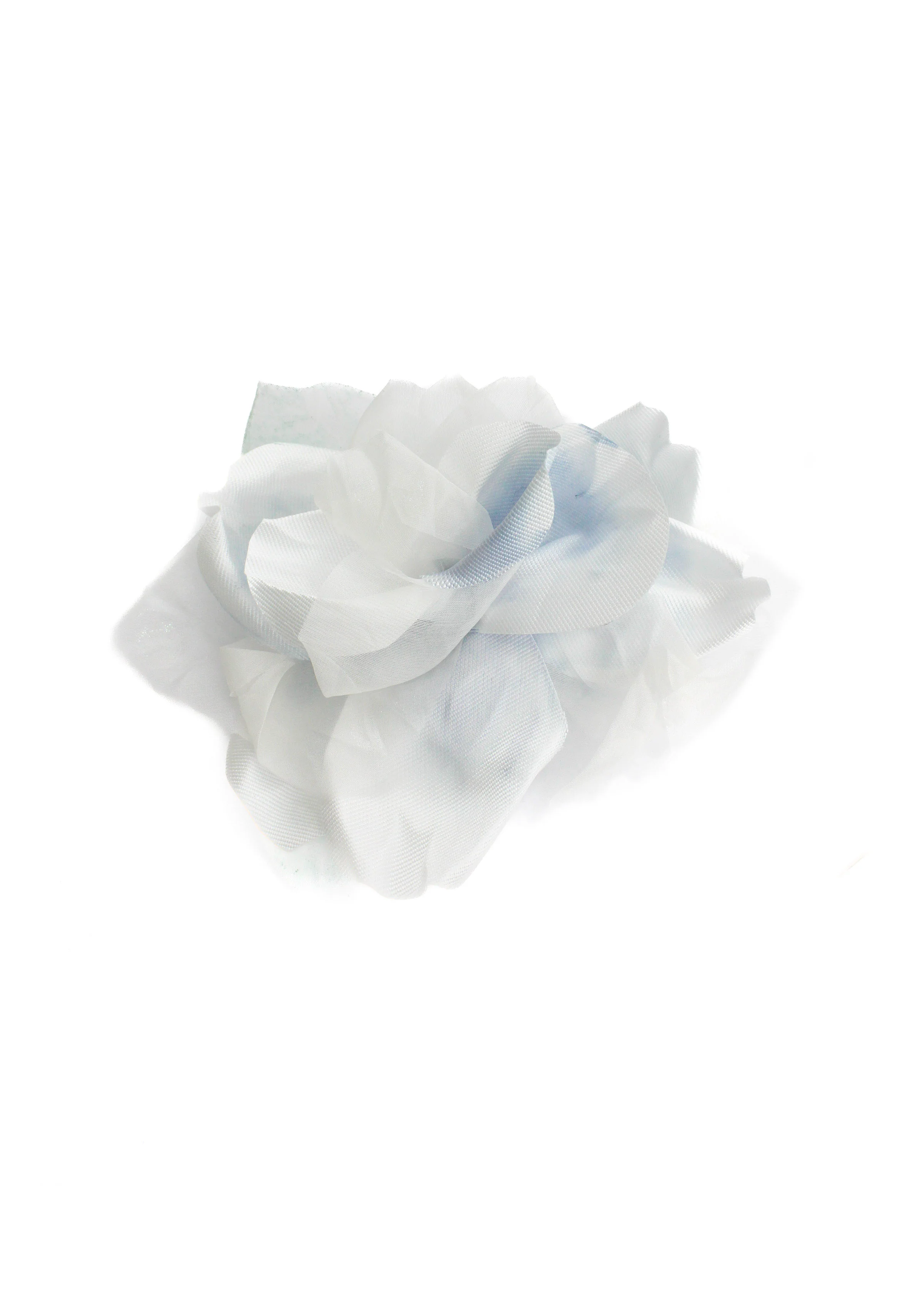 Le Bellissime di Loredana Fermaglio Fiore Bianco/Azzurro
