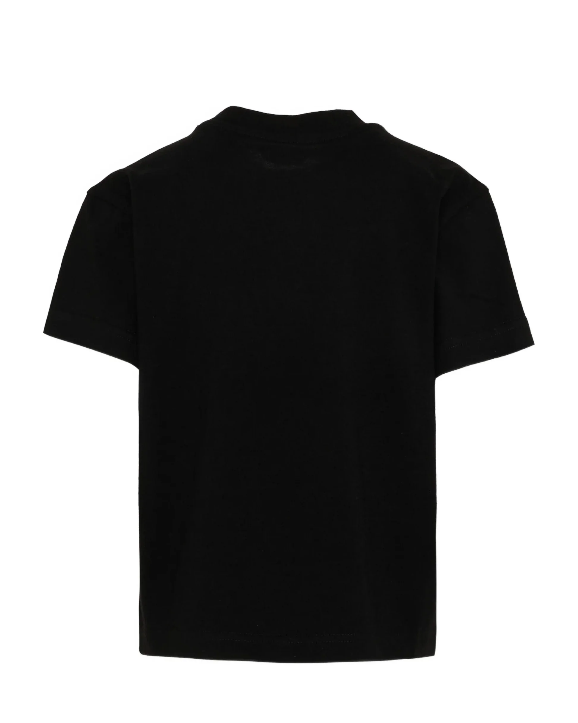 Palm Angels Kids T-Shirt Nero con Stampa Teddy per Bambine