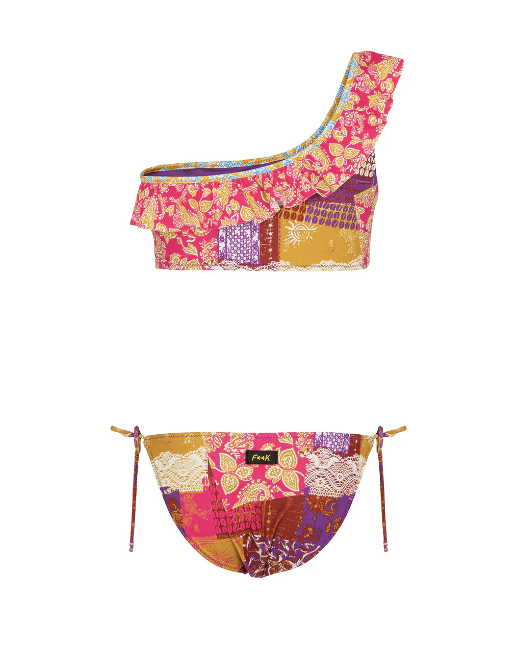 F**K Kids Costume Monospalla Fantasia per Bambine