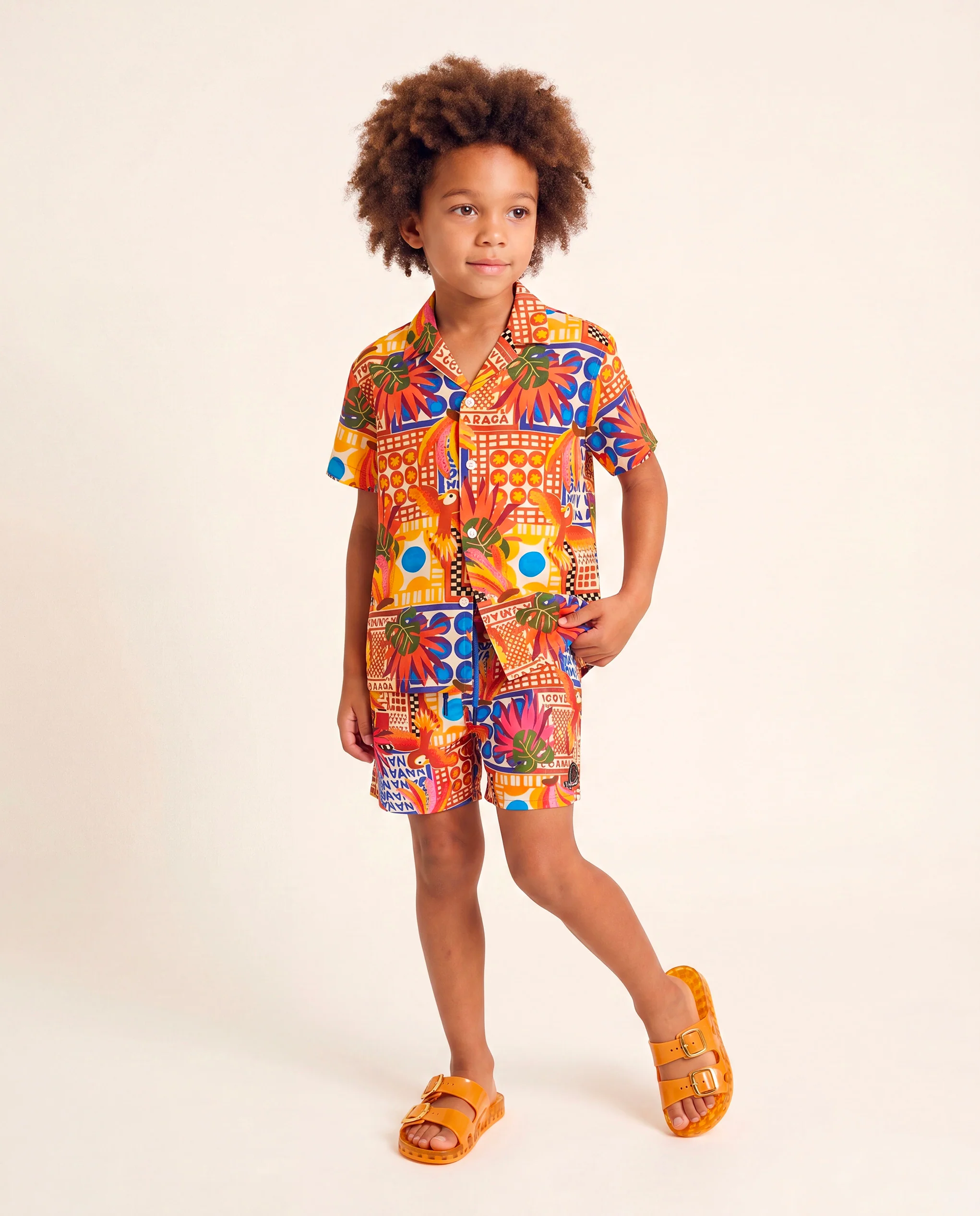 F**K Kids Costume Short Fantasia Tropicale per Bambini