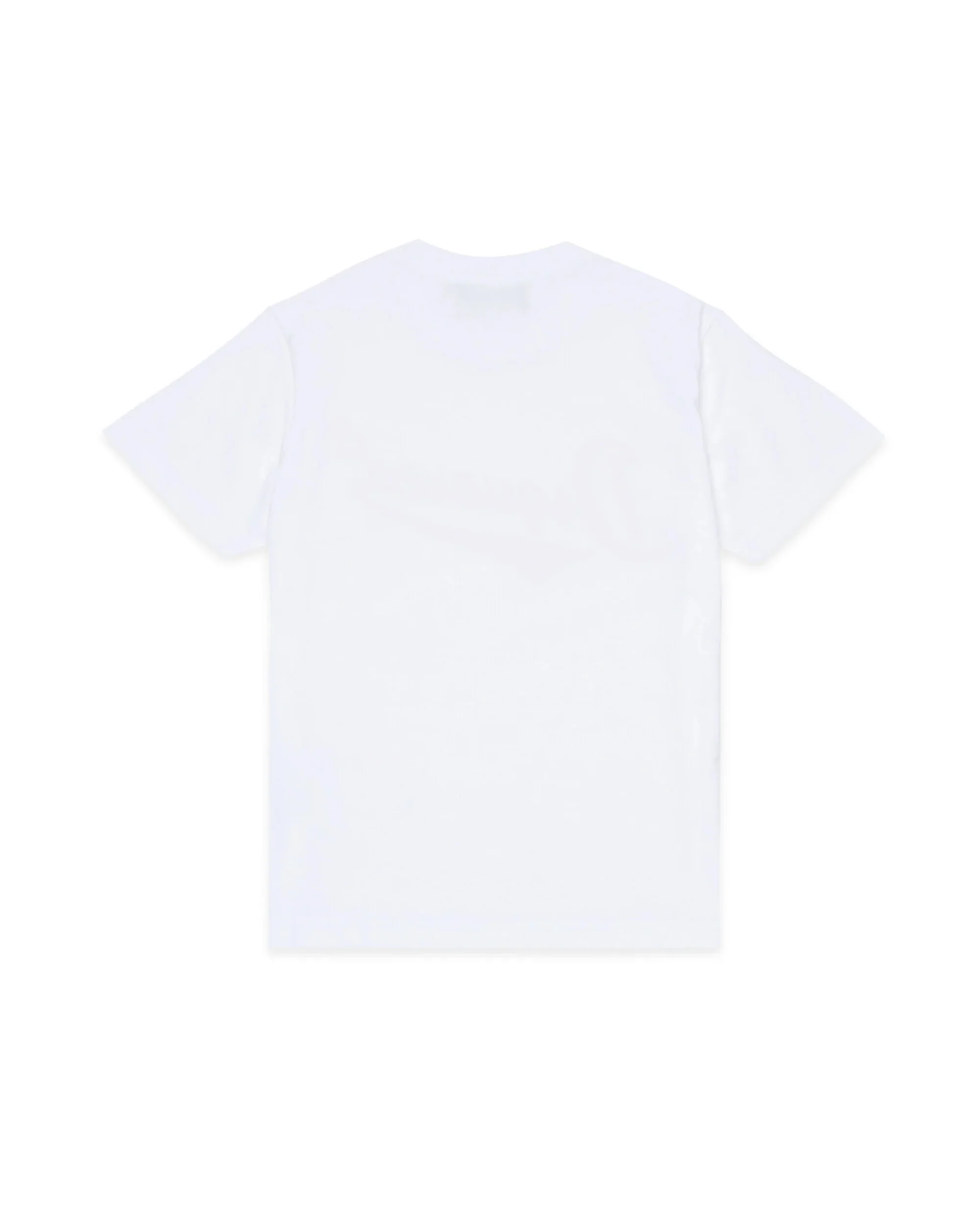Dsquared2 Kids T-shirt Bianca con Stampa Logo Rossa a Contrasto Unisex per Bambini