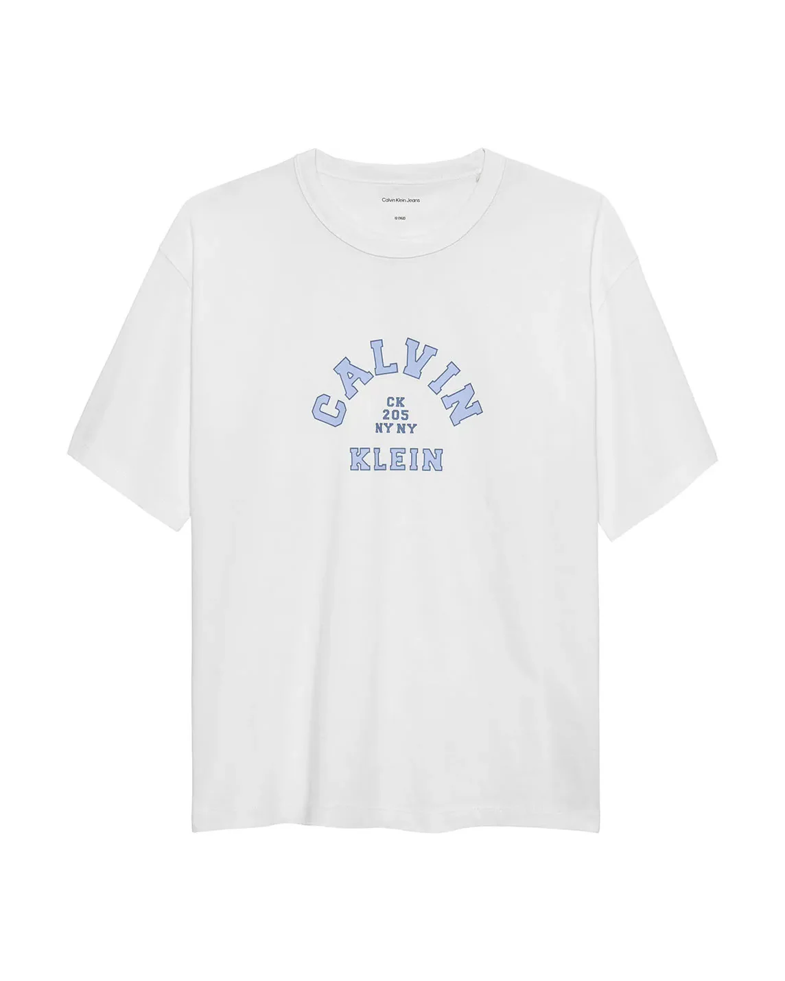 Calvin Klein Kids T-Shirt Bianco con Stampa Logo per Bambini