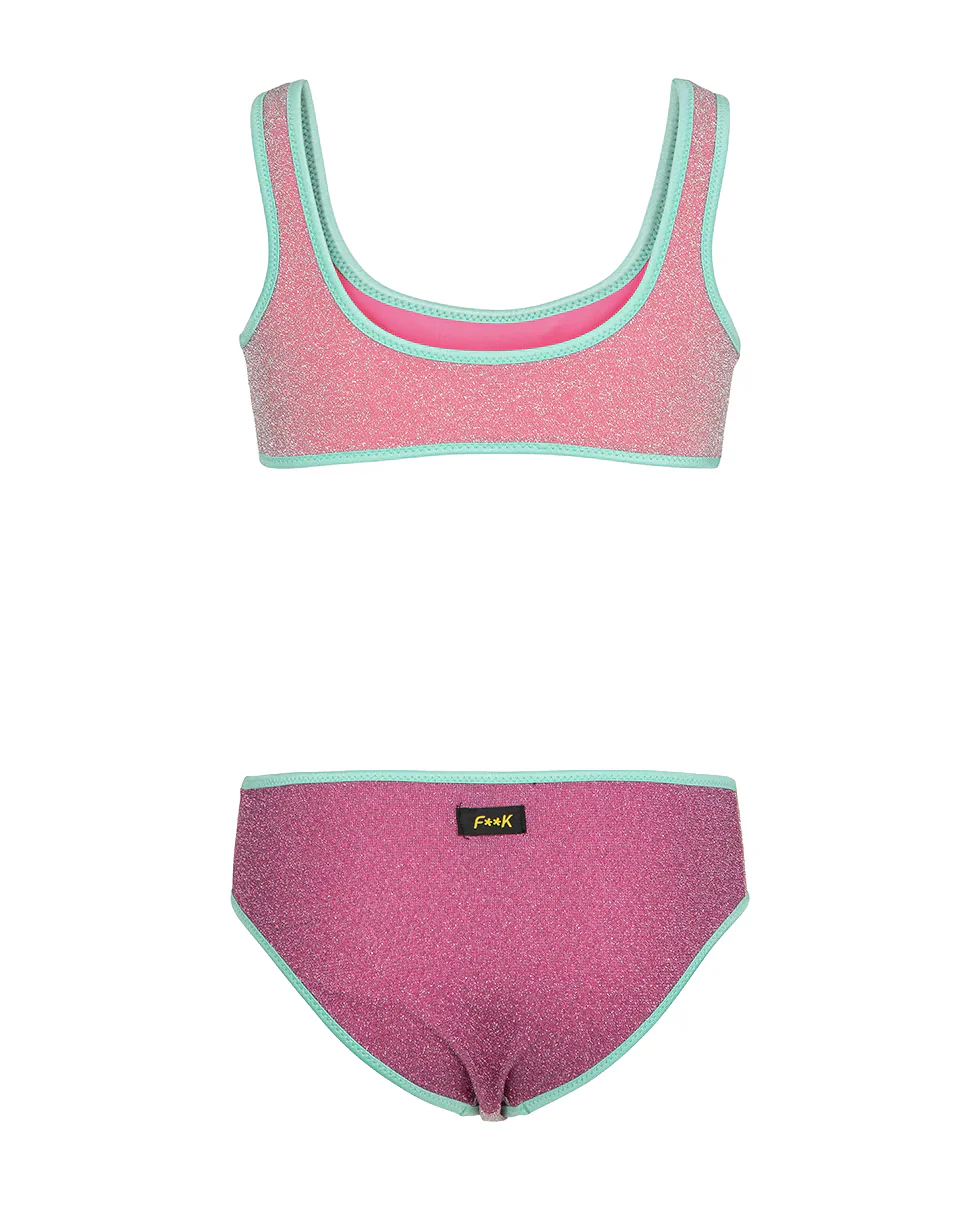 F**K Kids Costume Fascia Viola e Rosa per Bambine