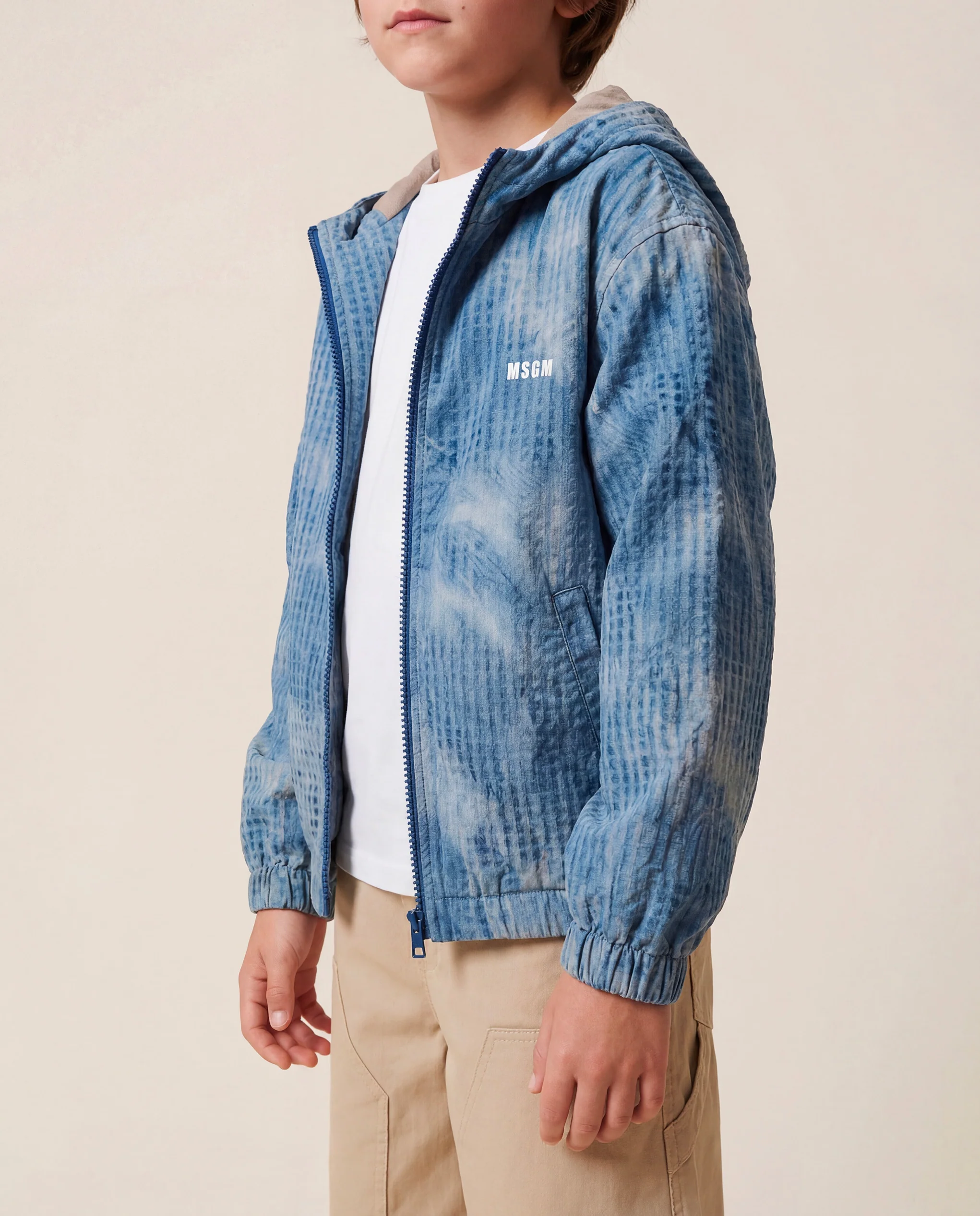 Msgm Kids Giacca Effetto Sbiadito per Bambini
