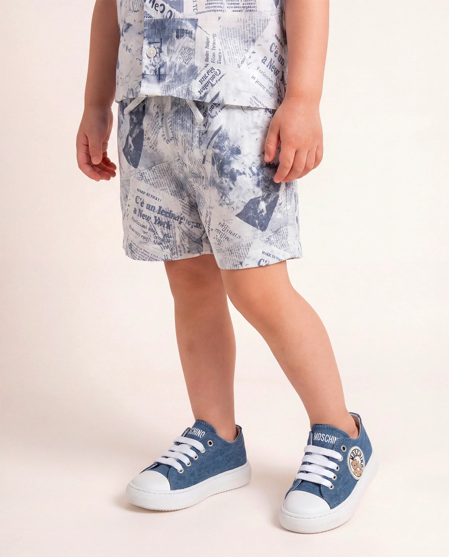 Iceberg Kids Bermuda Bianco Fantasia per Neonati