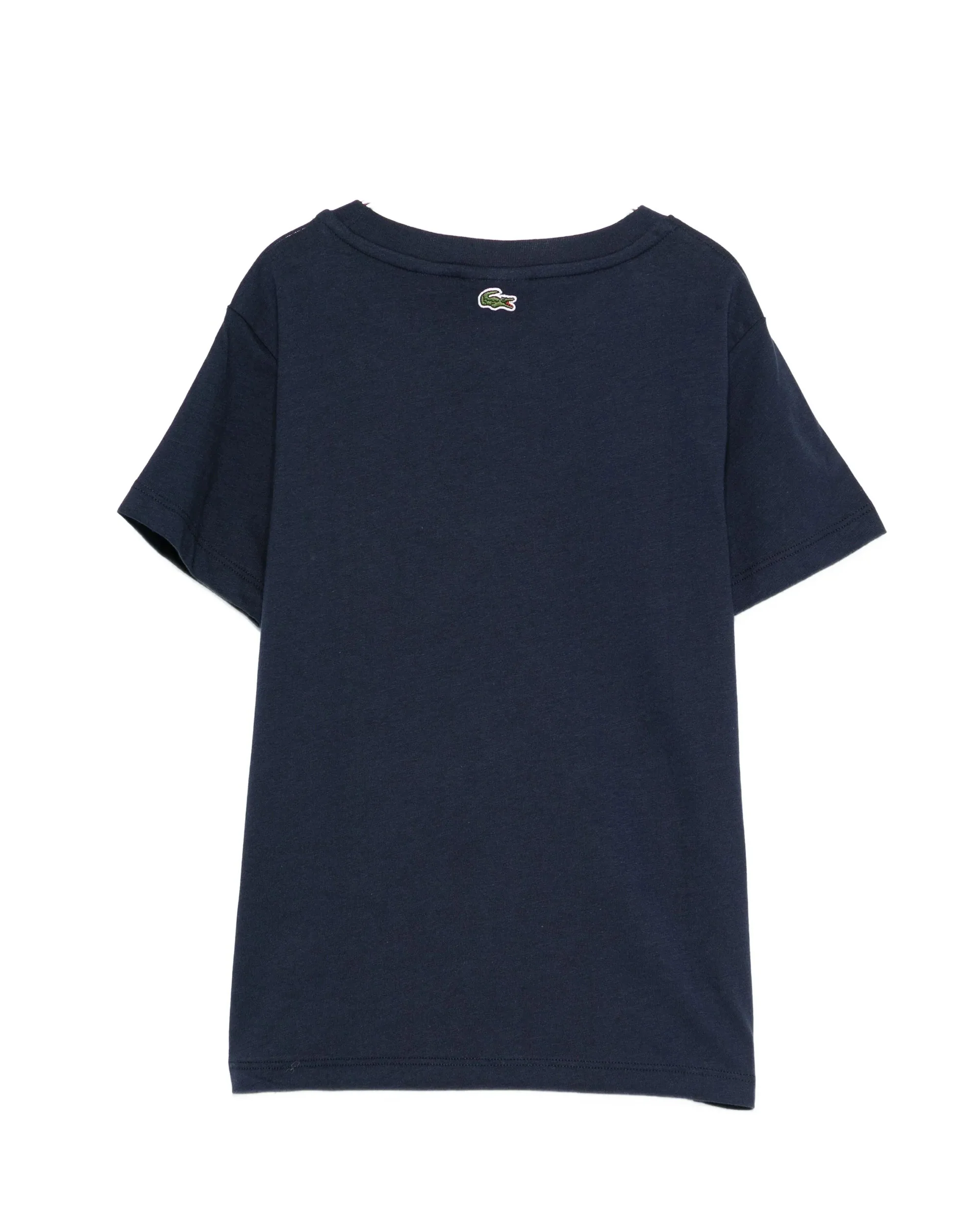Lacoste Kids T-Shirt Blu con Logo per Bambini