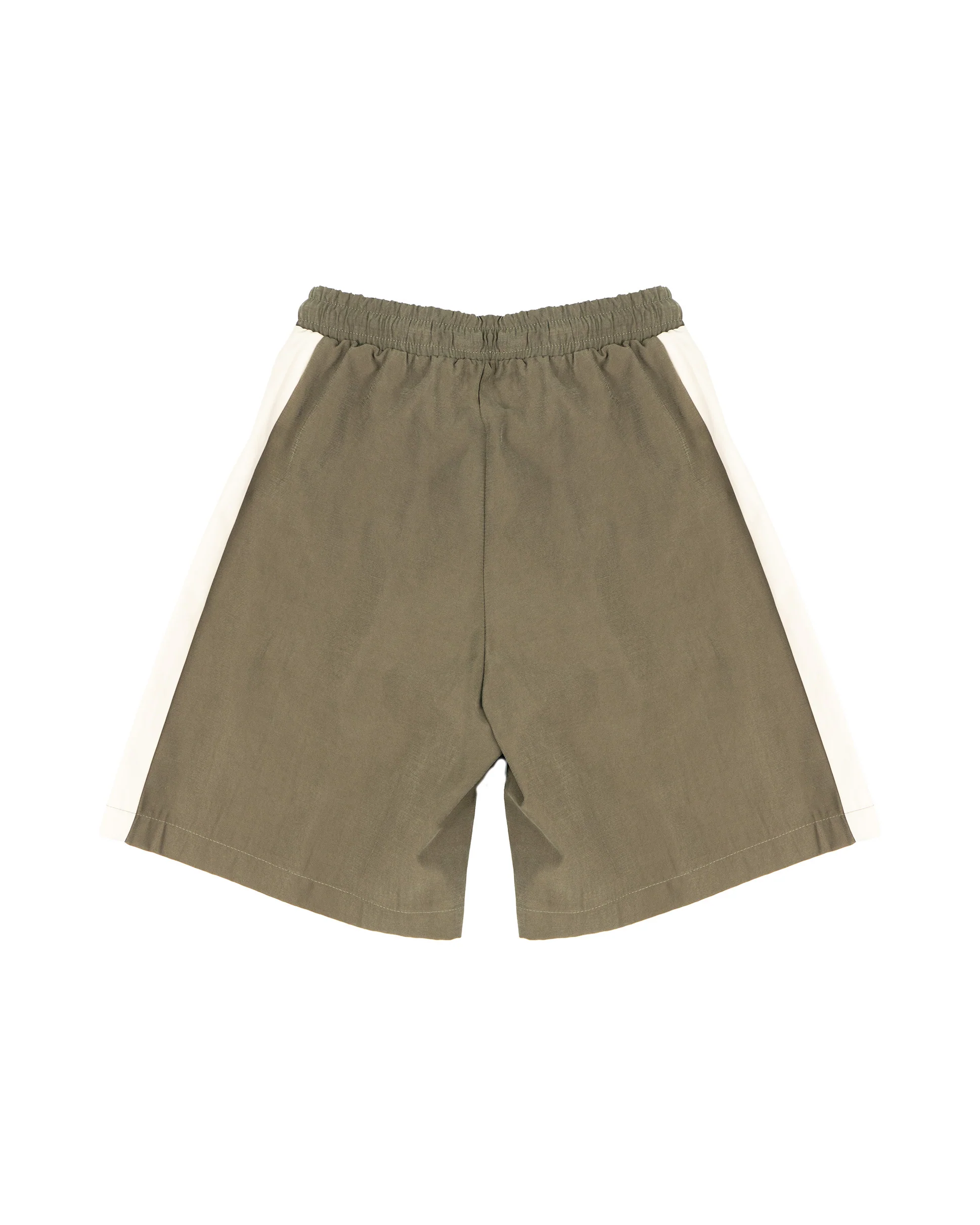 Yes London Kids Bermuda Verde con Laccio e Applicazione Logo sul Fronte