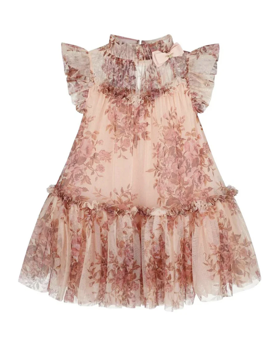 Angel's Face Kids Abito Marigold Rosa Cipria con Tulle per Bambine