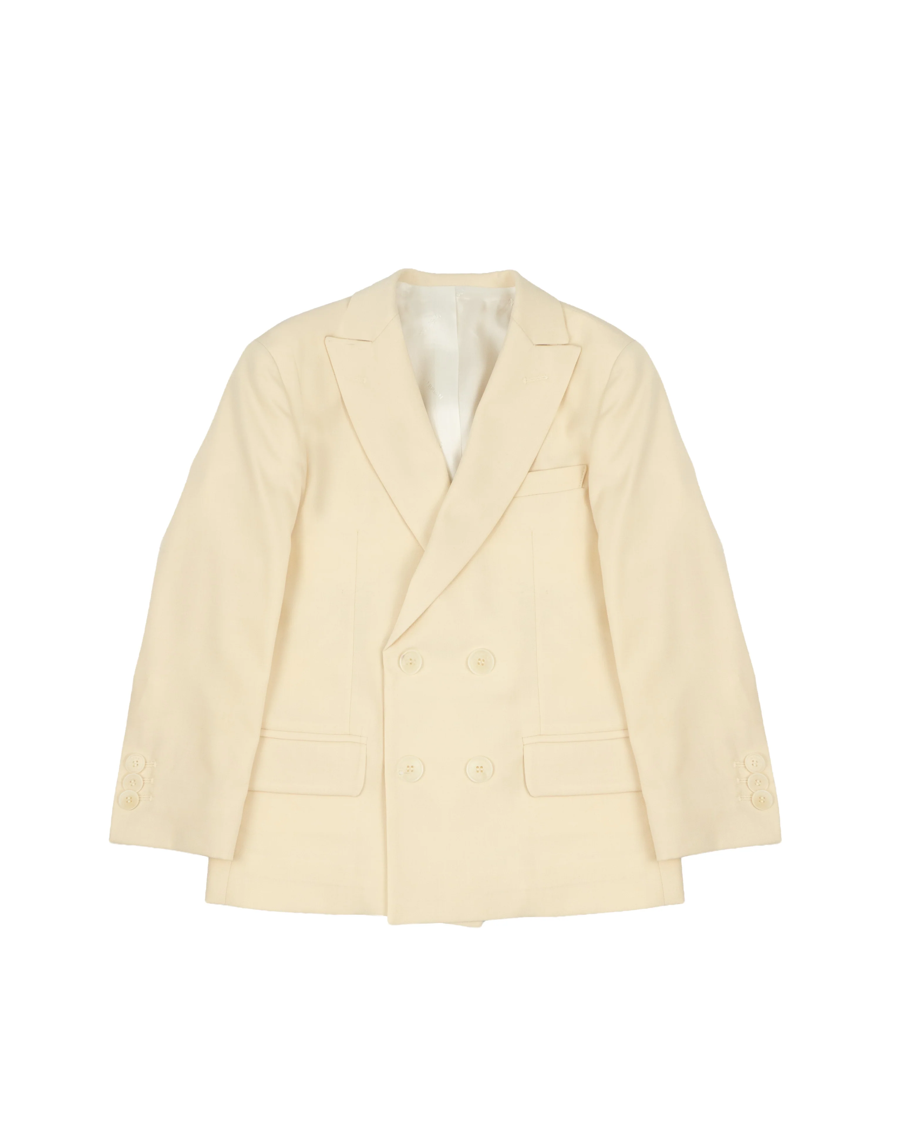 I'M Brian Kids Giacca Doppiopetto Beige per Bambini