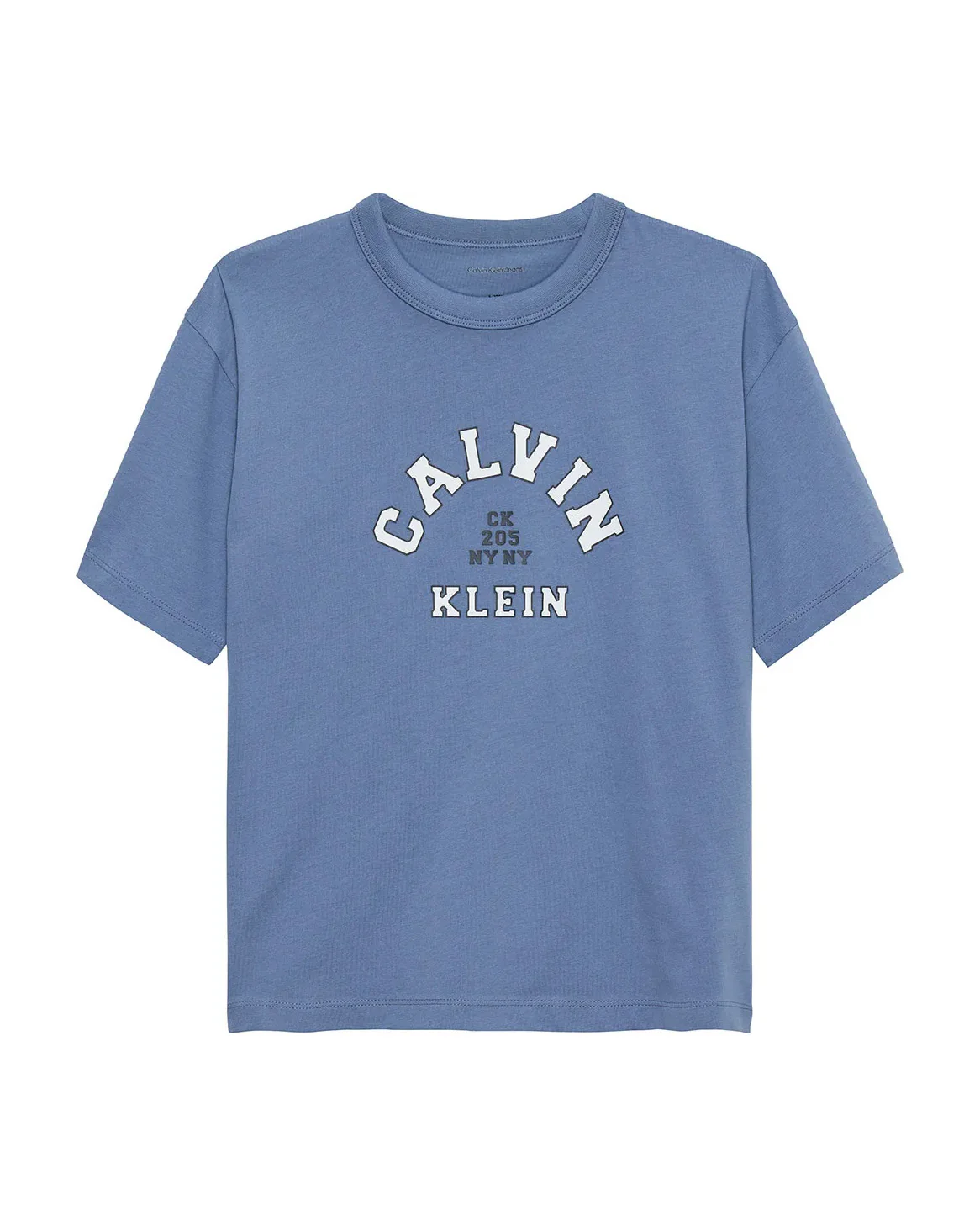 Calvin Klein Kids T-Shirt Lavagna con Stampa Logo per Bambini