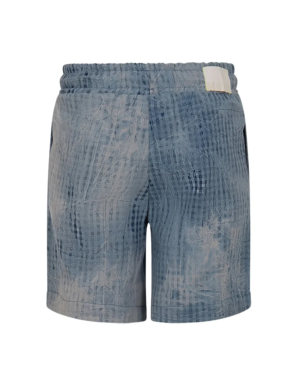 Msgm Kids Bermuda con Laccio Effetto Sbiadito per Bambini