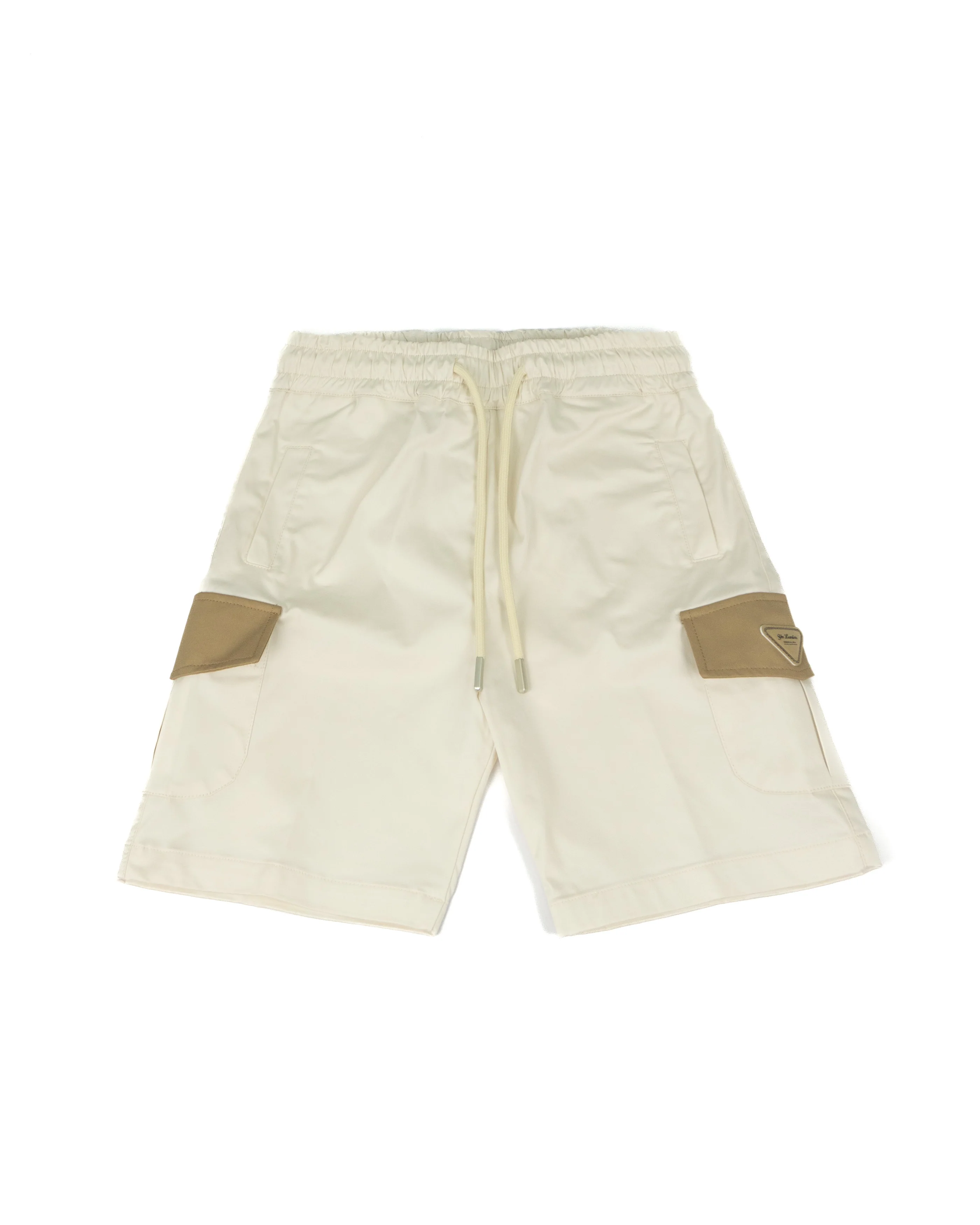 Yes London Kids Bermuda Panna/Beige con Laccio per Bambini