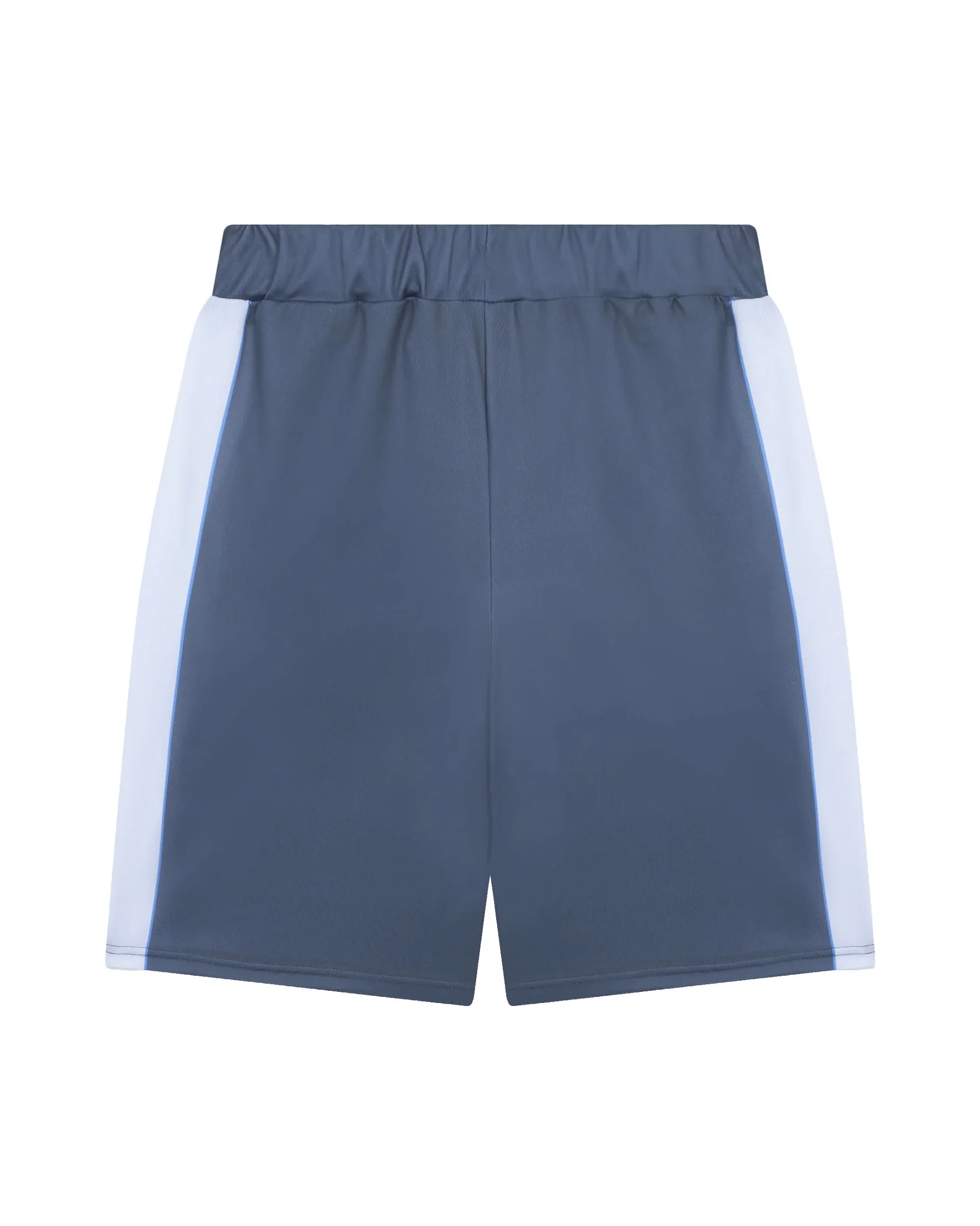 Gcds Kids Bermuda Blu Notte e Bianco con Logo per Bambini