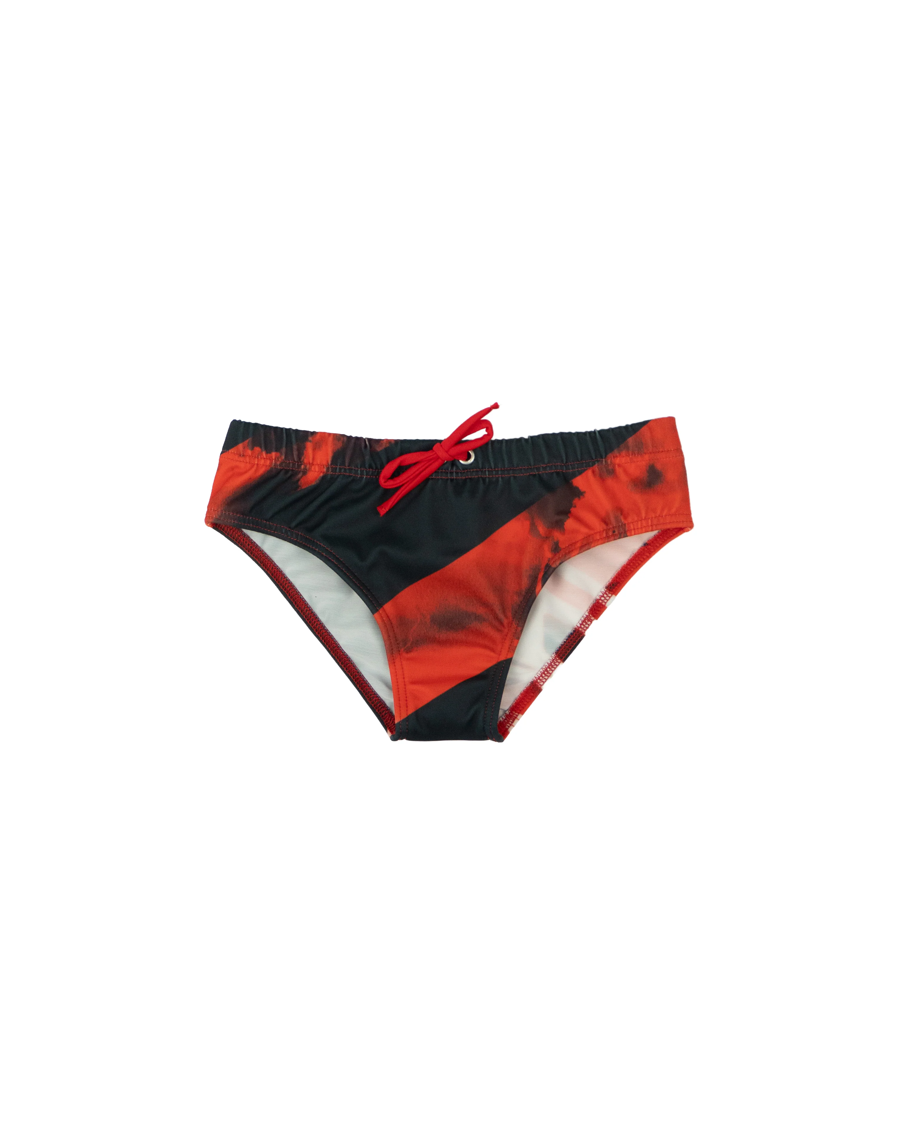 Diesel Kids Costume Nero/Rosso con Logo All-Over per Bambini