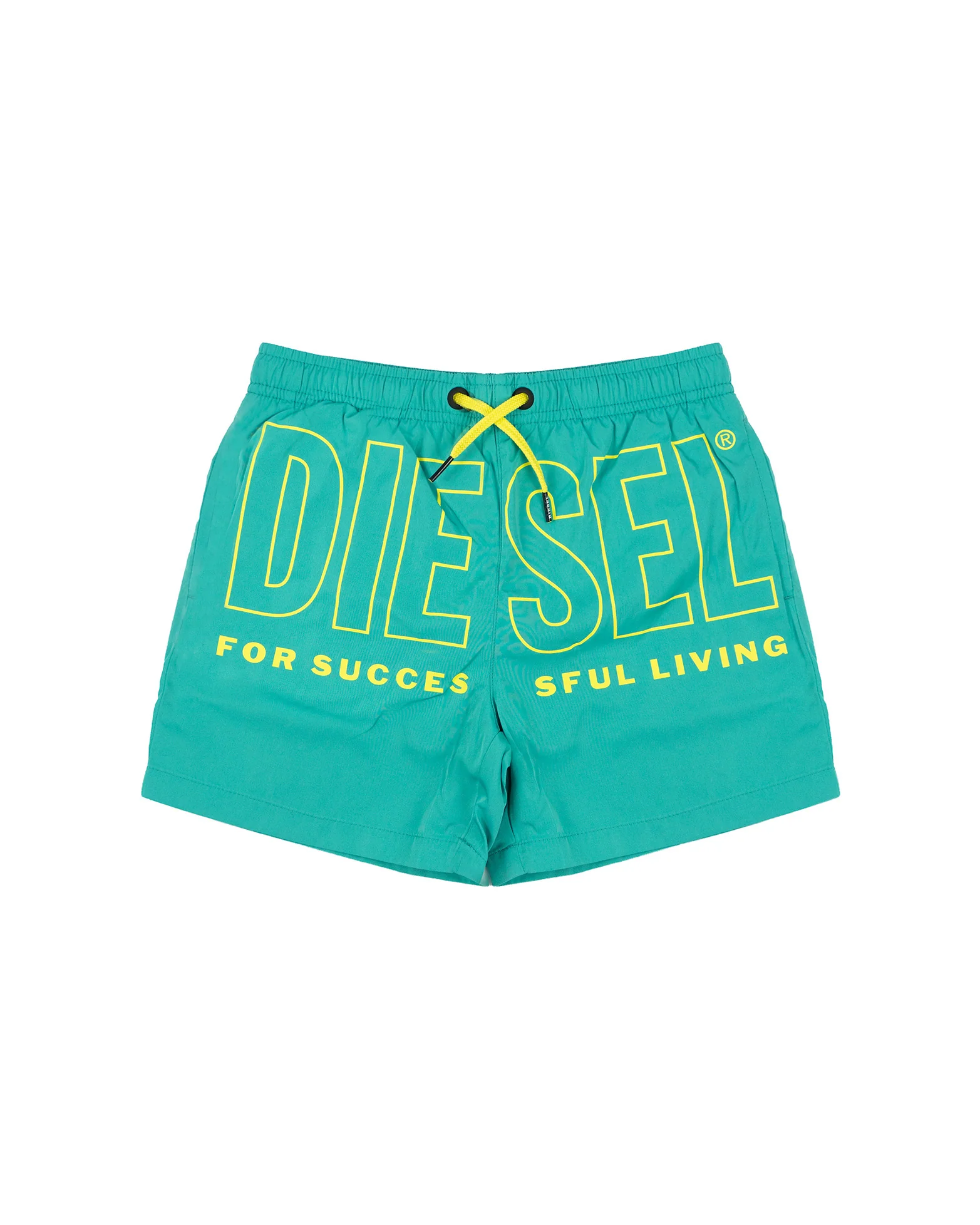 Diesel Kids Costume Verde Smeraldo con Maxi Logo per Bambini