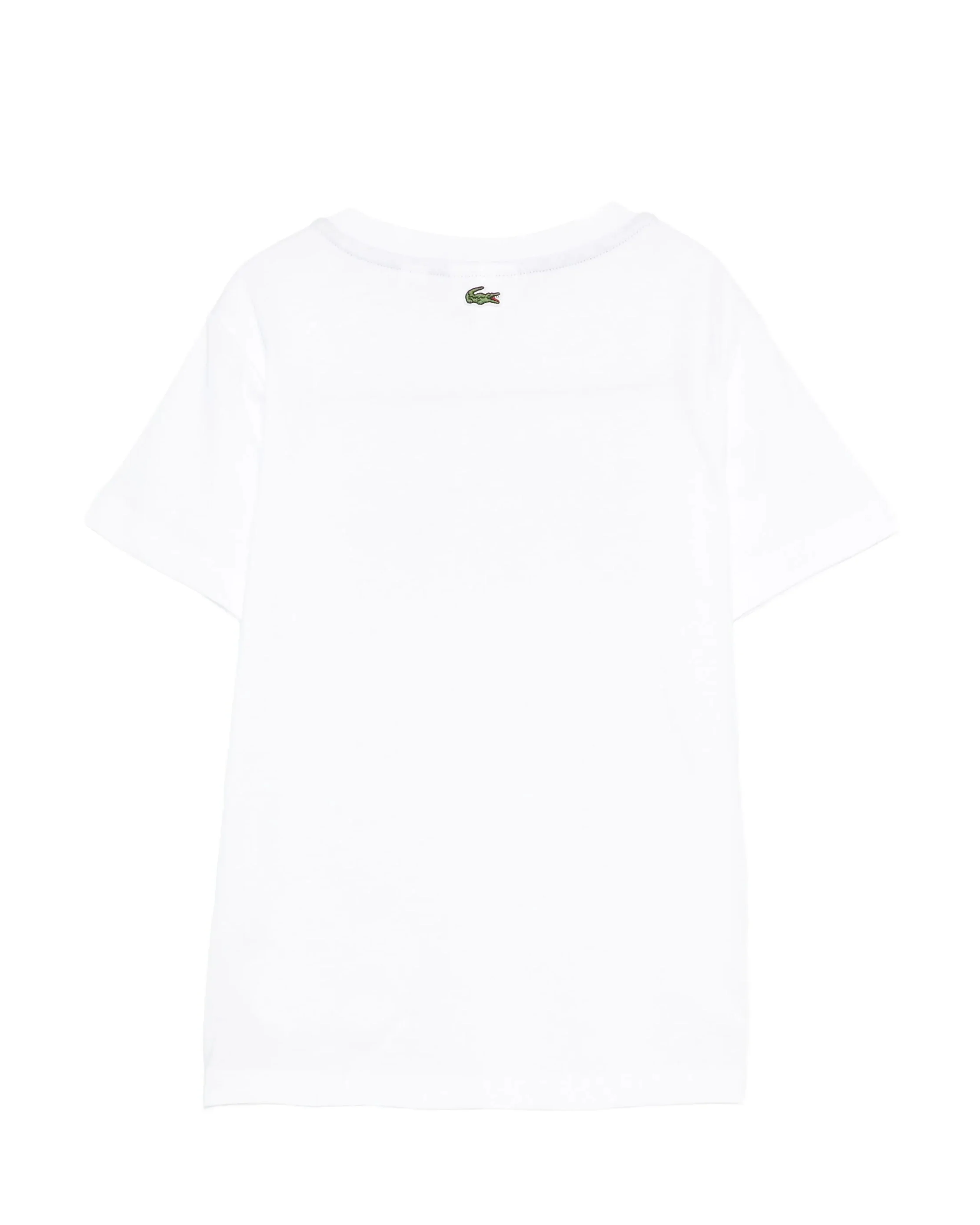Lacoste Kids T-Shirt Bianca con Logo per Bambini