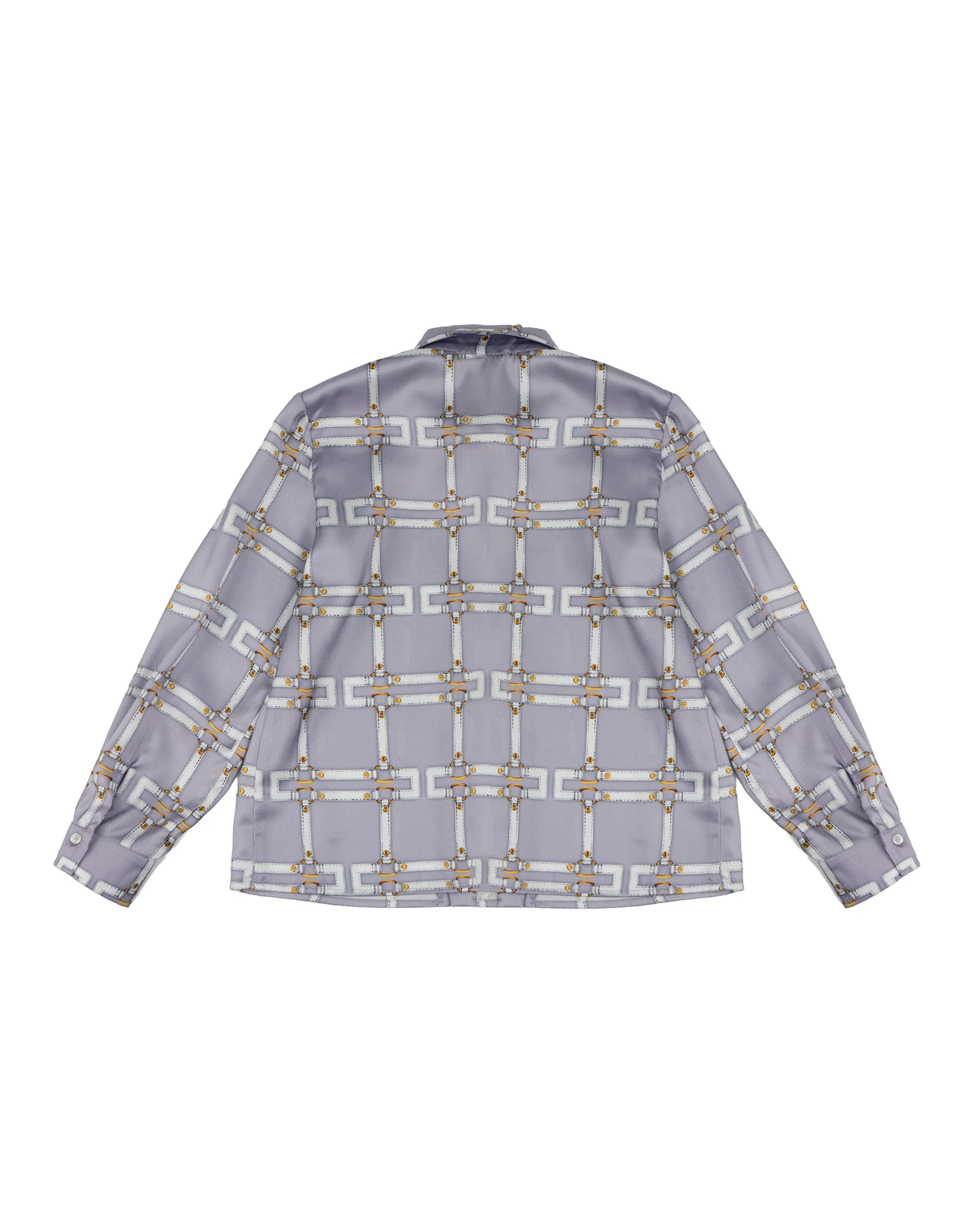 Elisabetta Franchi La Mia Bambina Camicia Lilla All-Over per Bambine