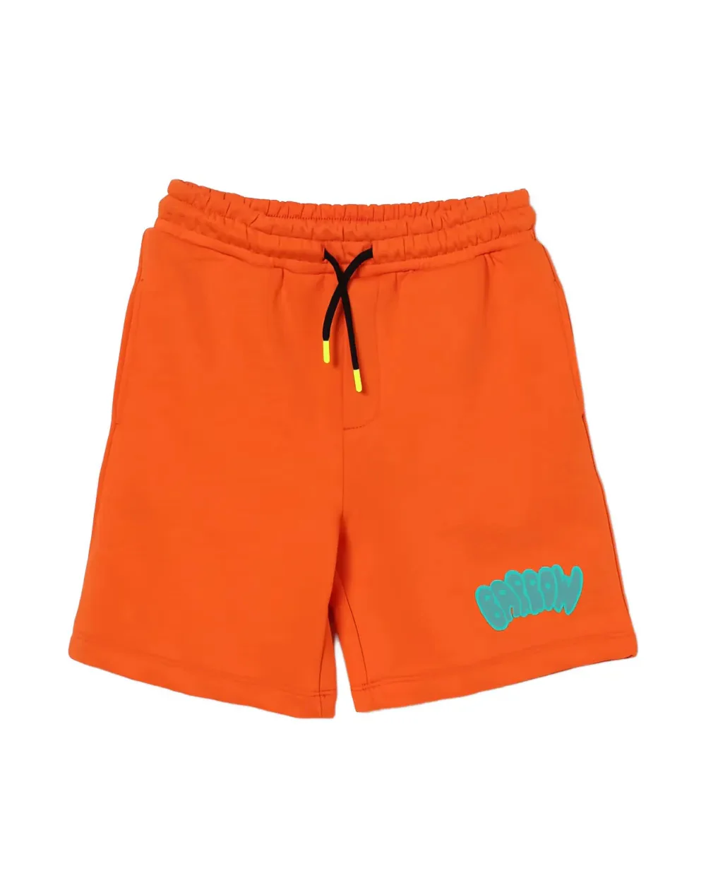 Barrow Kids Short Arancione con Logo per Bambini