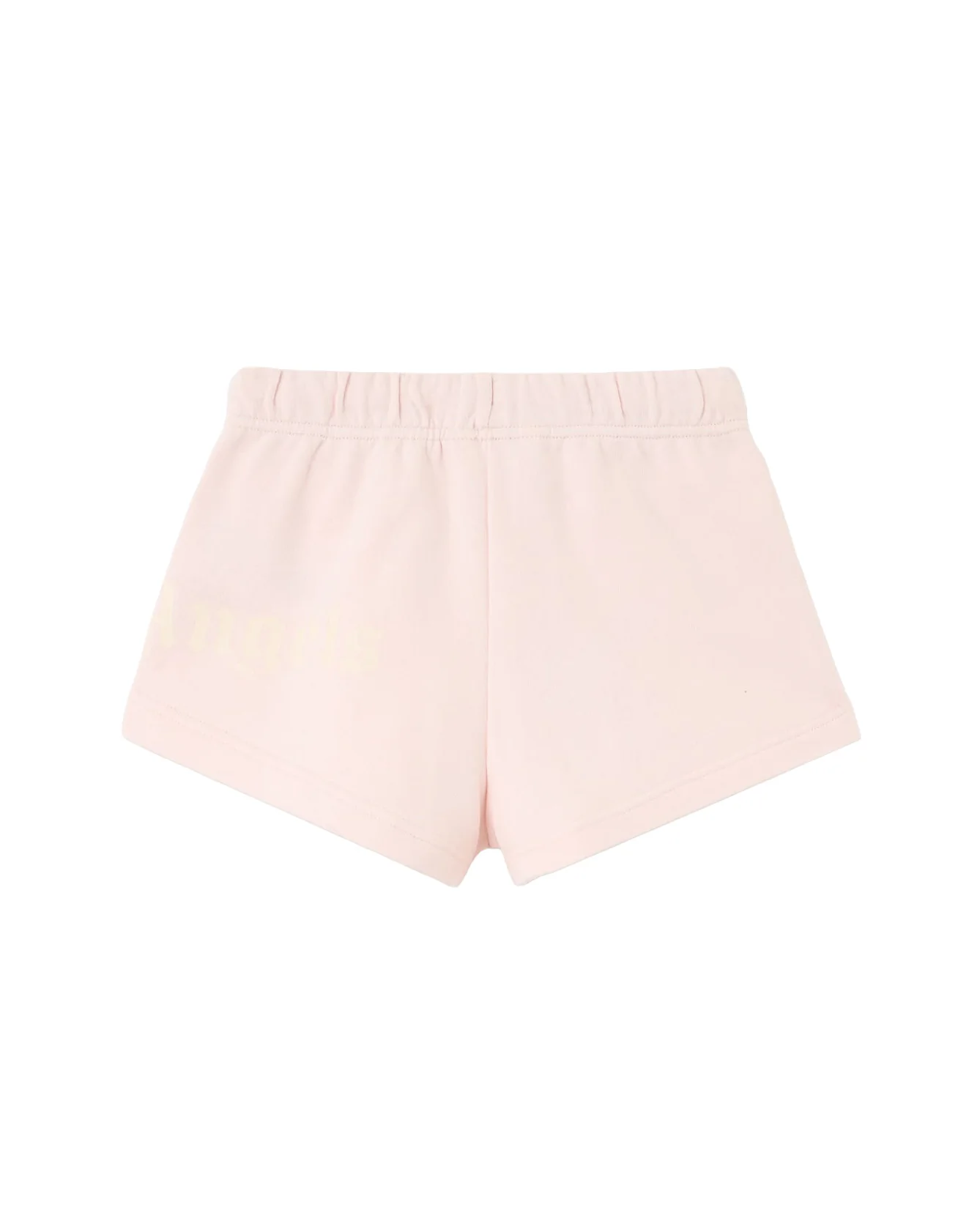Palm Angels Kids Short Rosa con Logo per Bambine