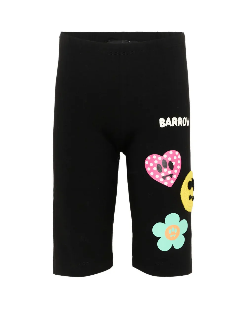 Barrow Kids Ciclista Nero con Stampe per Bambine
