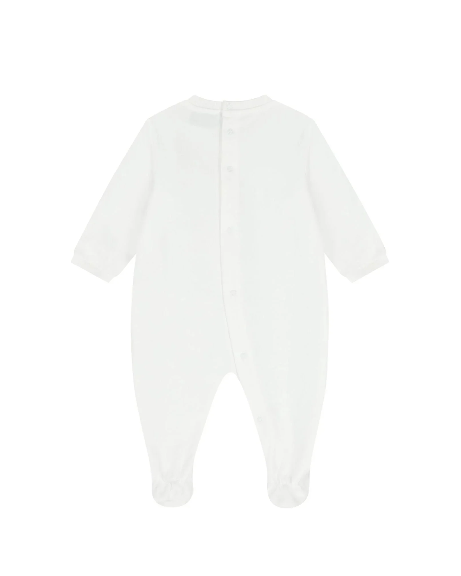 Moschino Kids Tutina con Stampa Logo Teddy Bear per Neonati