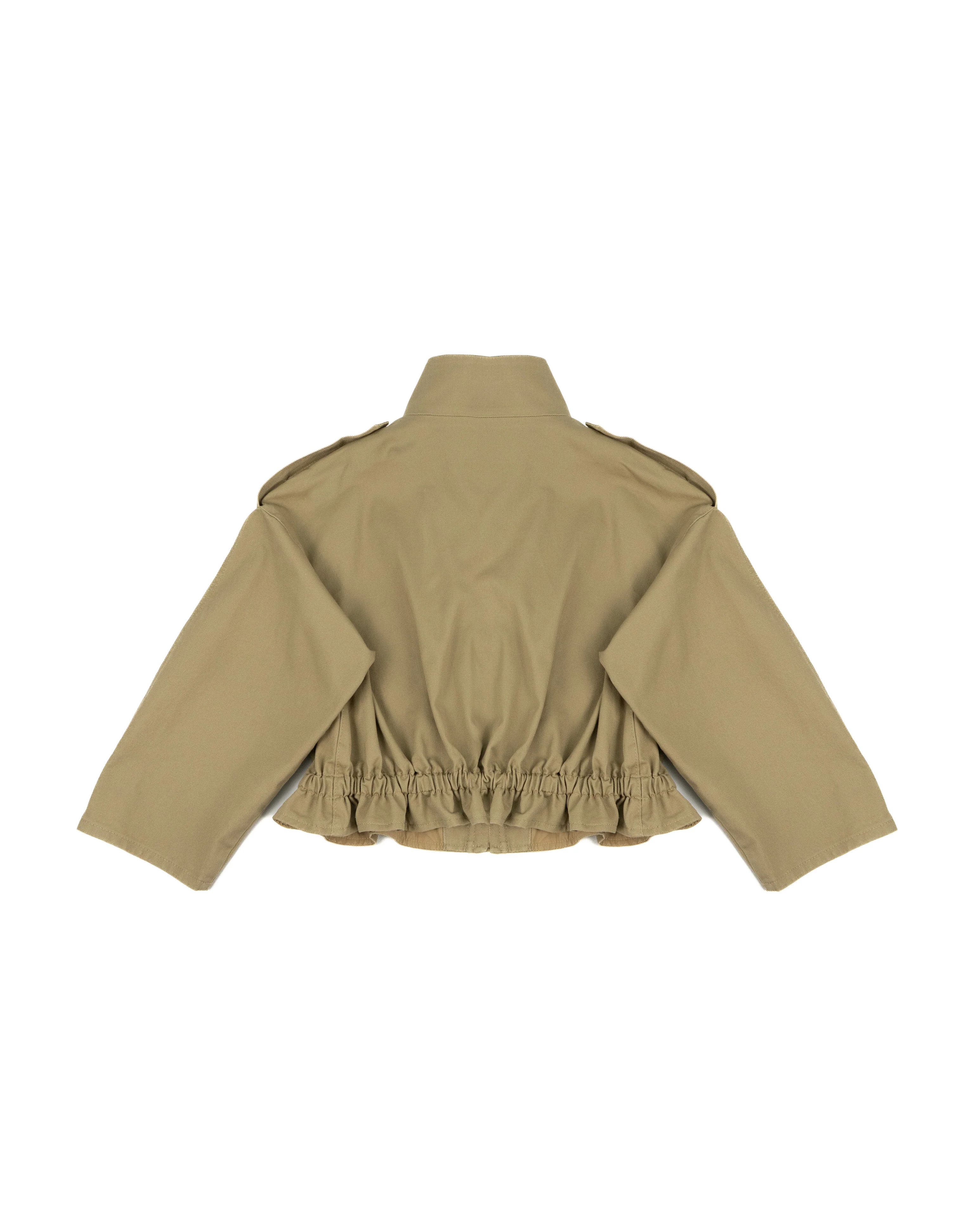 Pinko Kids Giubbino/Trench Crop Sabbia per Bambine