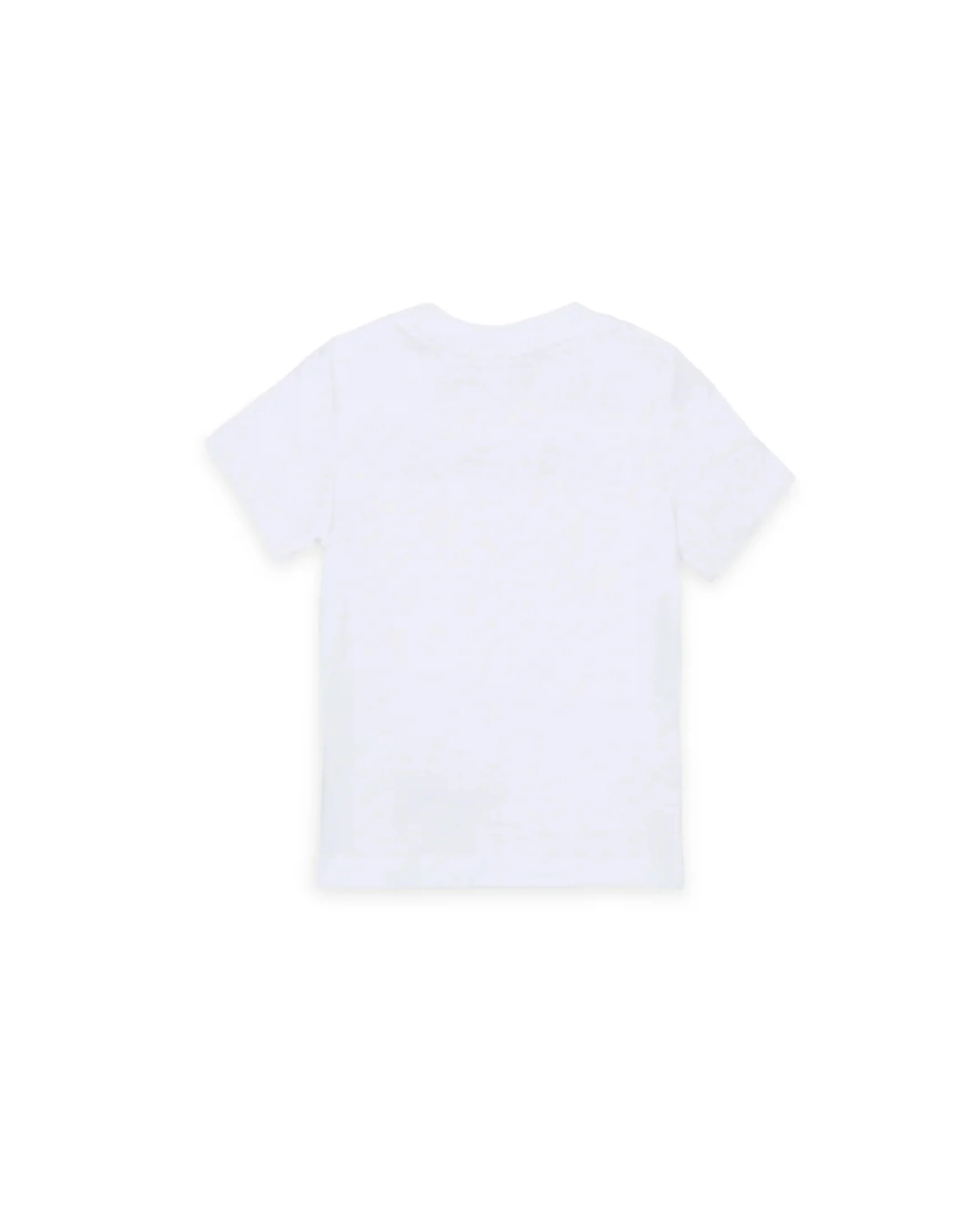 Dsquared2 Kids T-Shirt Bianco con Logo e Bottoni per Neonati