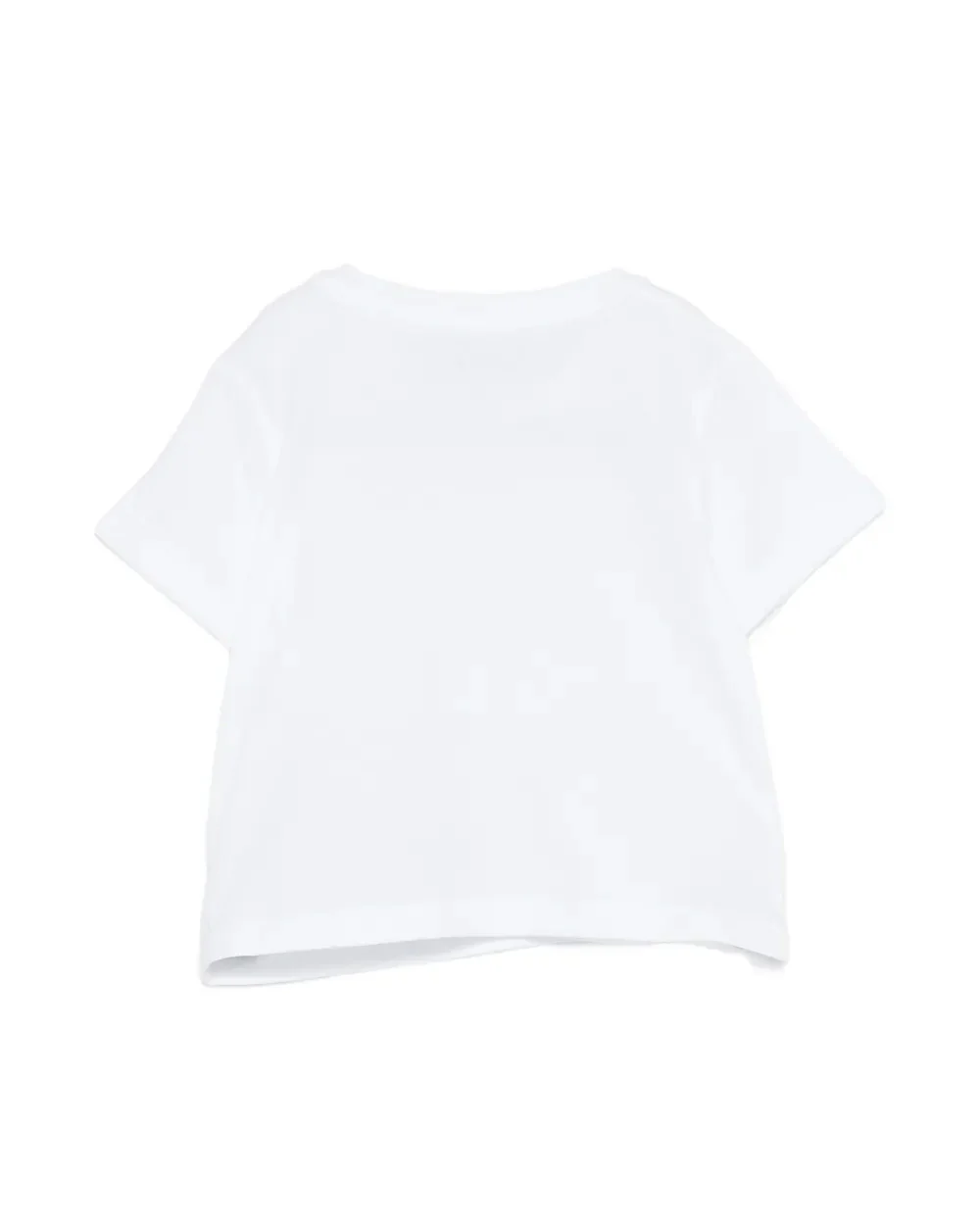 Moschino Kids T-Shirt Bianco con Teddy Bear per Neonate