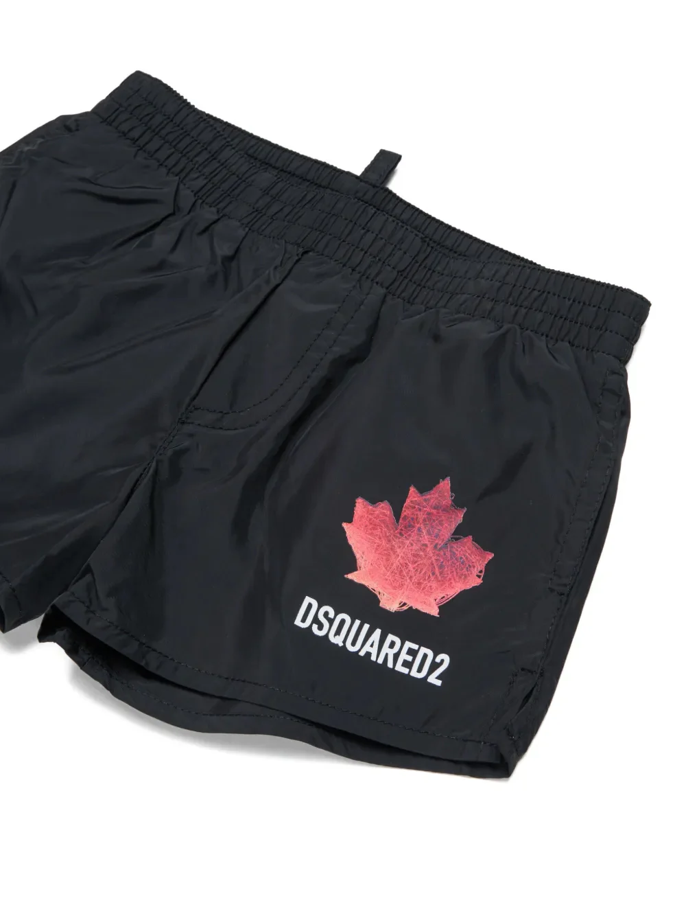 Dsquared2 Kids Costume Nero con Stampa Logo per Neonati