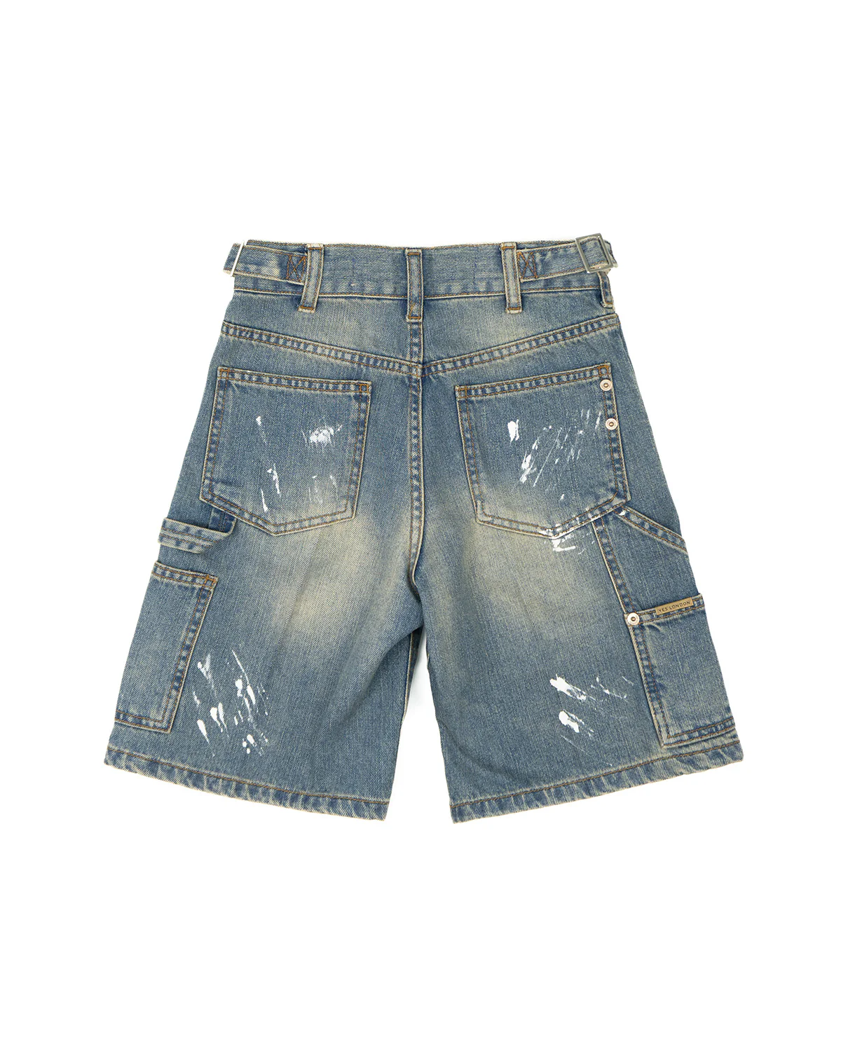 Yes London Kids Bermuda in Denim Chiaro Sfumato per Bambini