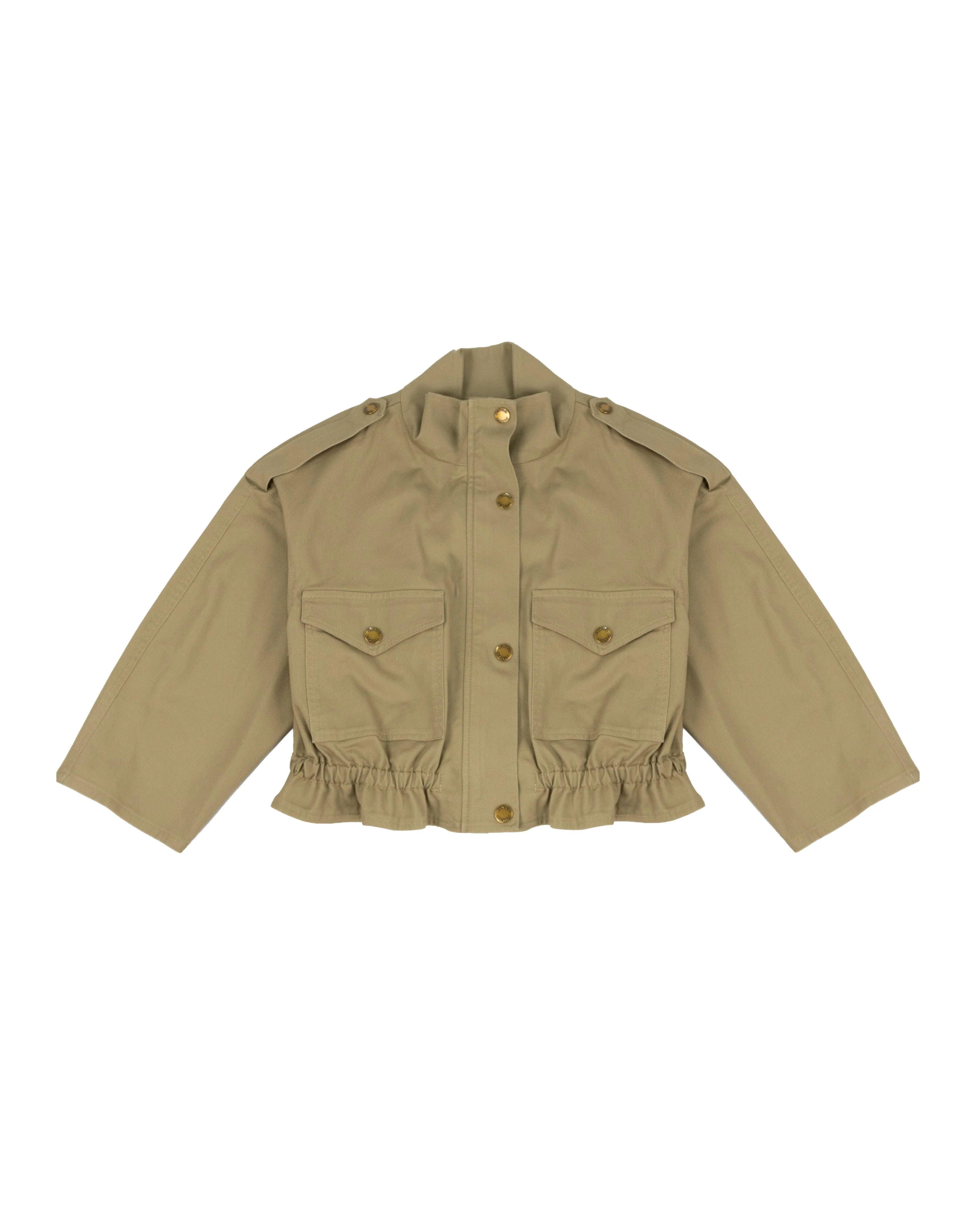 Pinko Kids Giubbino/Trench Crop Sabbia per Bambine