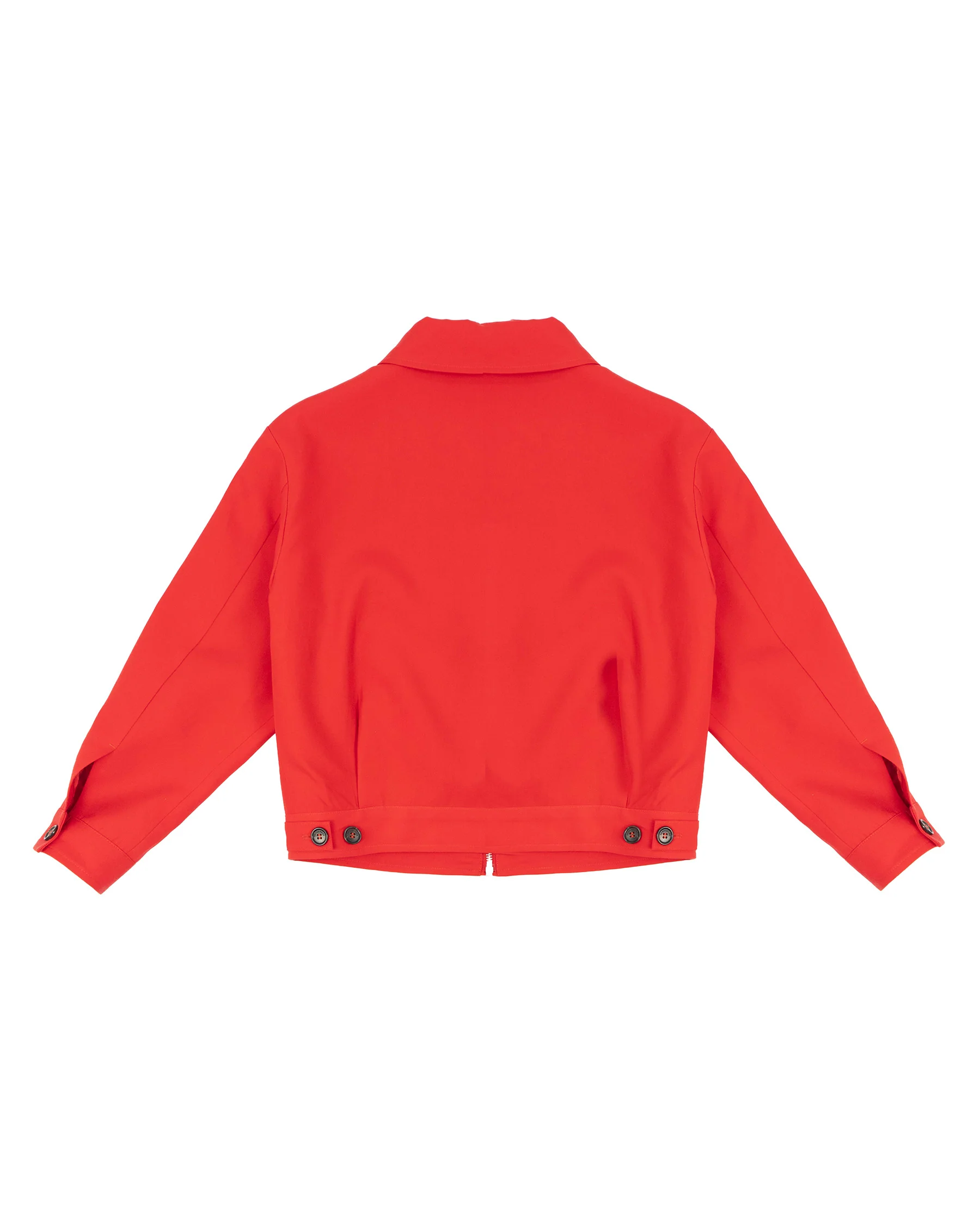 Dsquared2 Kids Giacca Rosso con Zip e Tasconi per Bambini