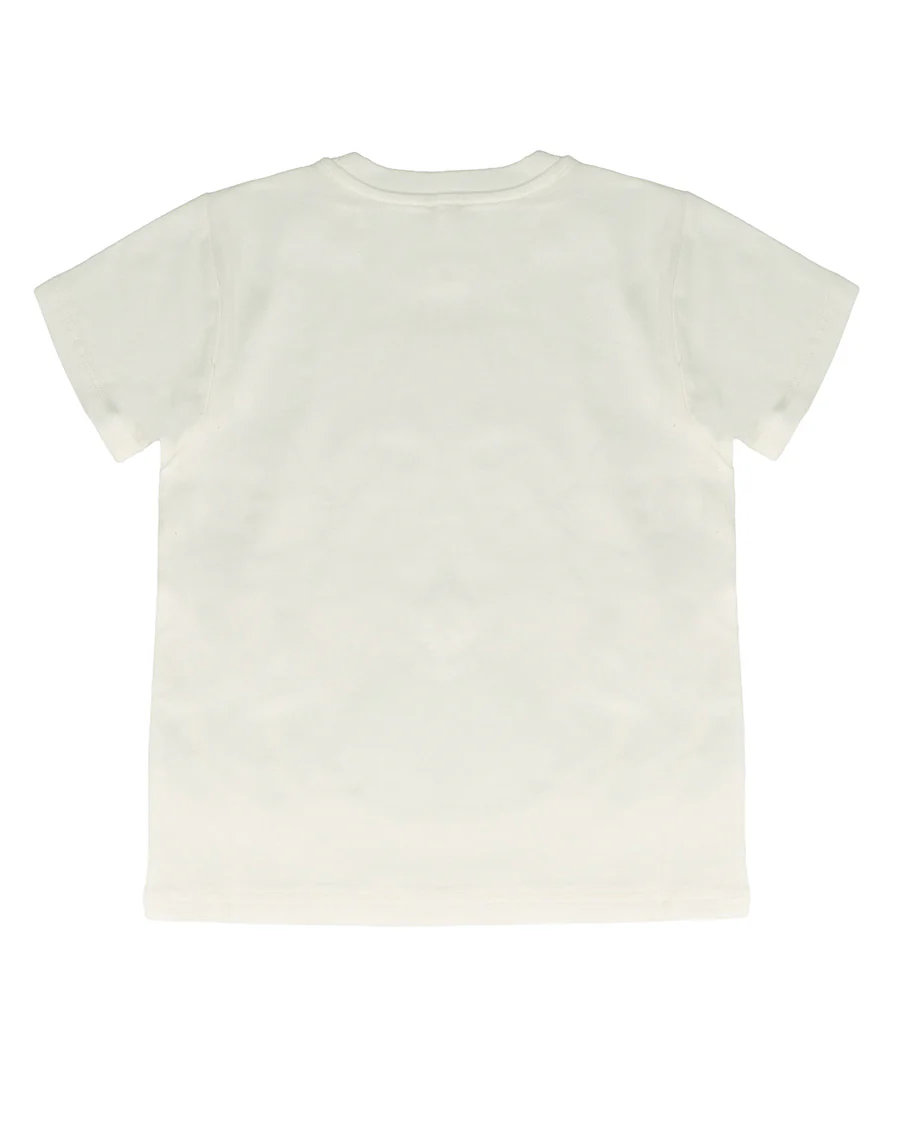 Vicolo Kids T-Shirt Off-White con Stampa per Bambine