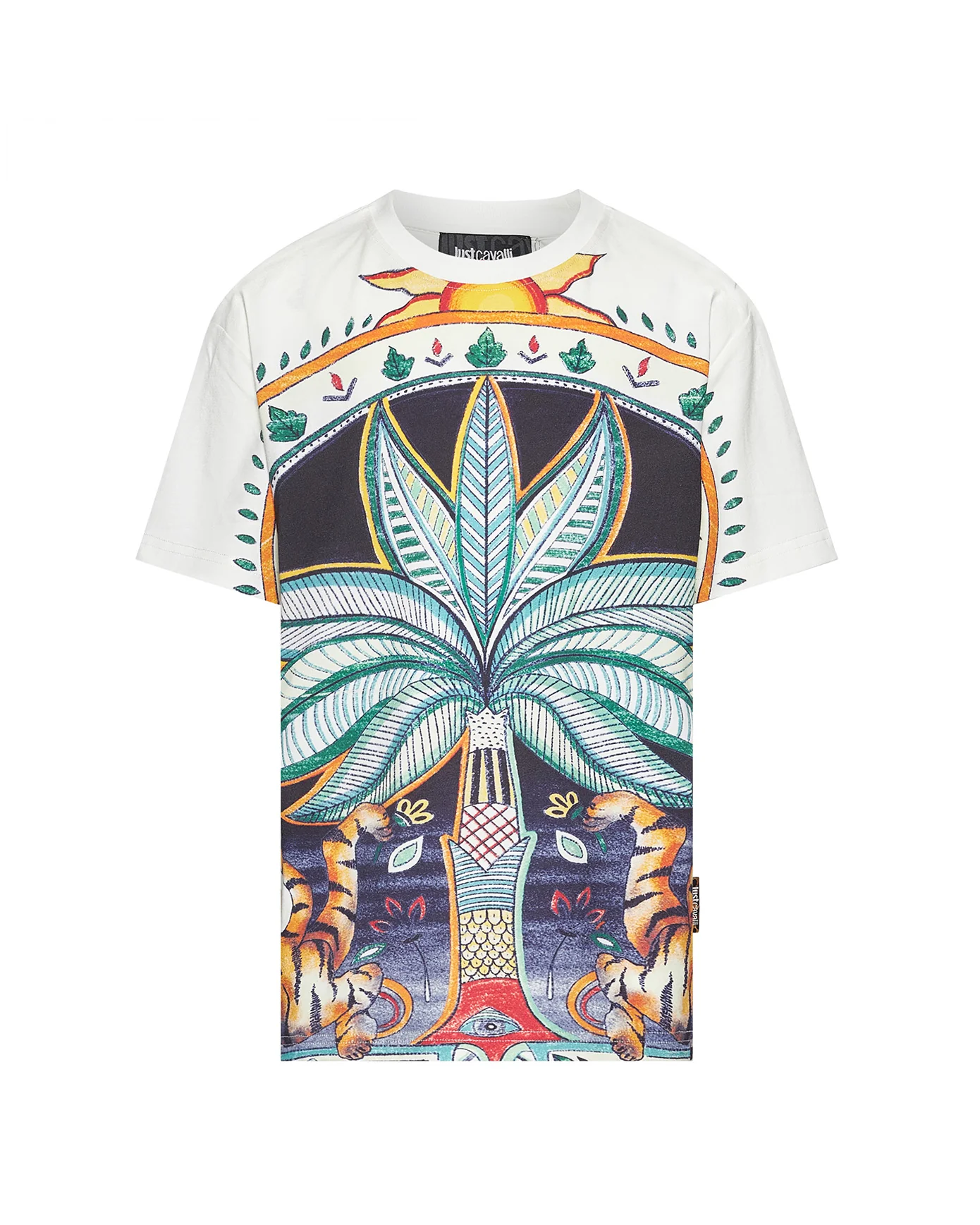 Just Cavalli Kids T-Shirt Multicolor con Stampa per Bambini