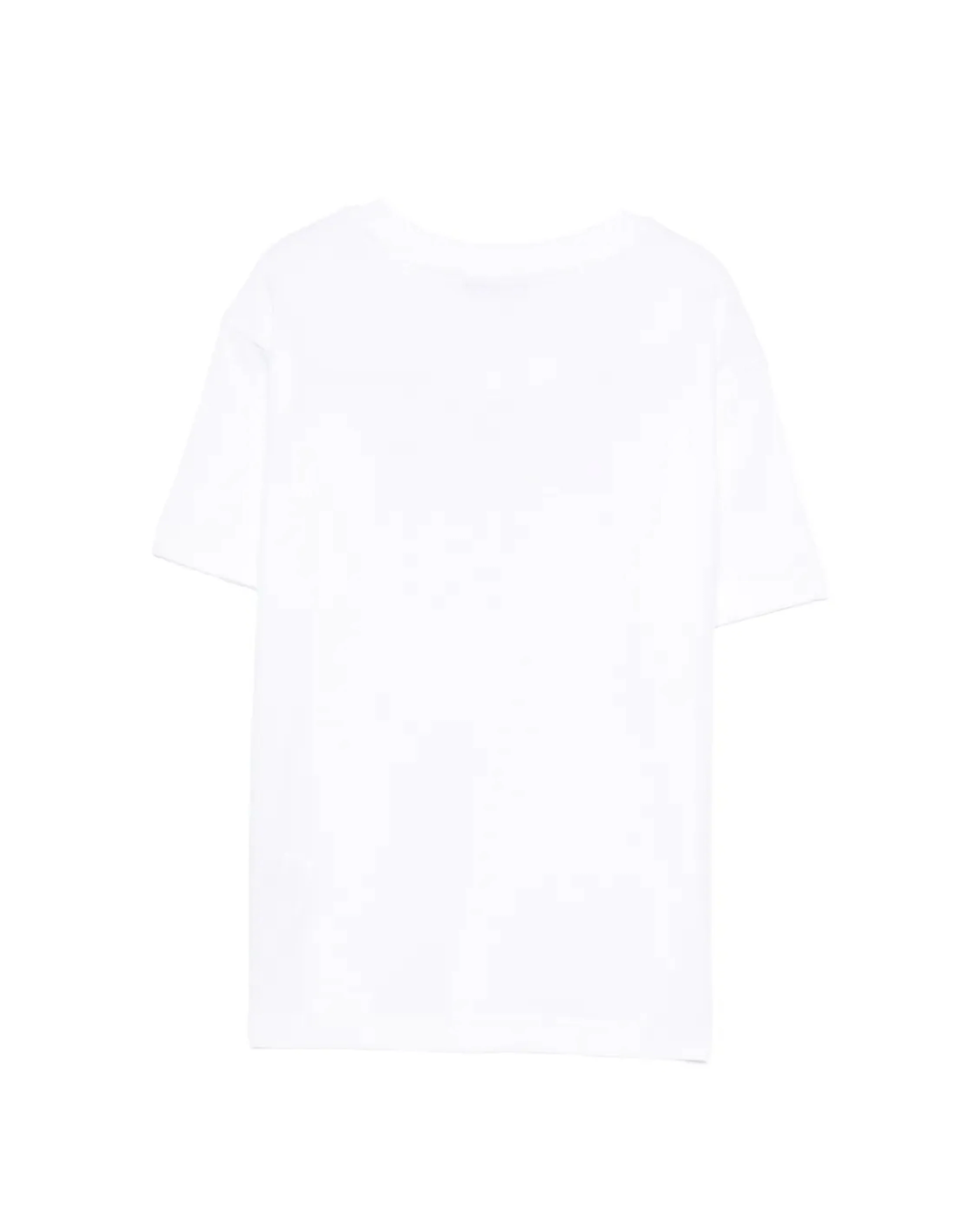 Msgm Kids T-Shirt Bianco con Logo Ricamato per Bambini