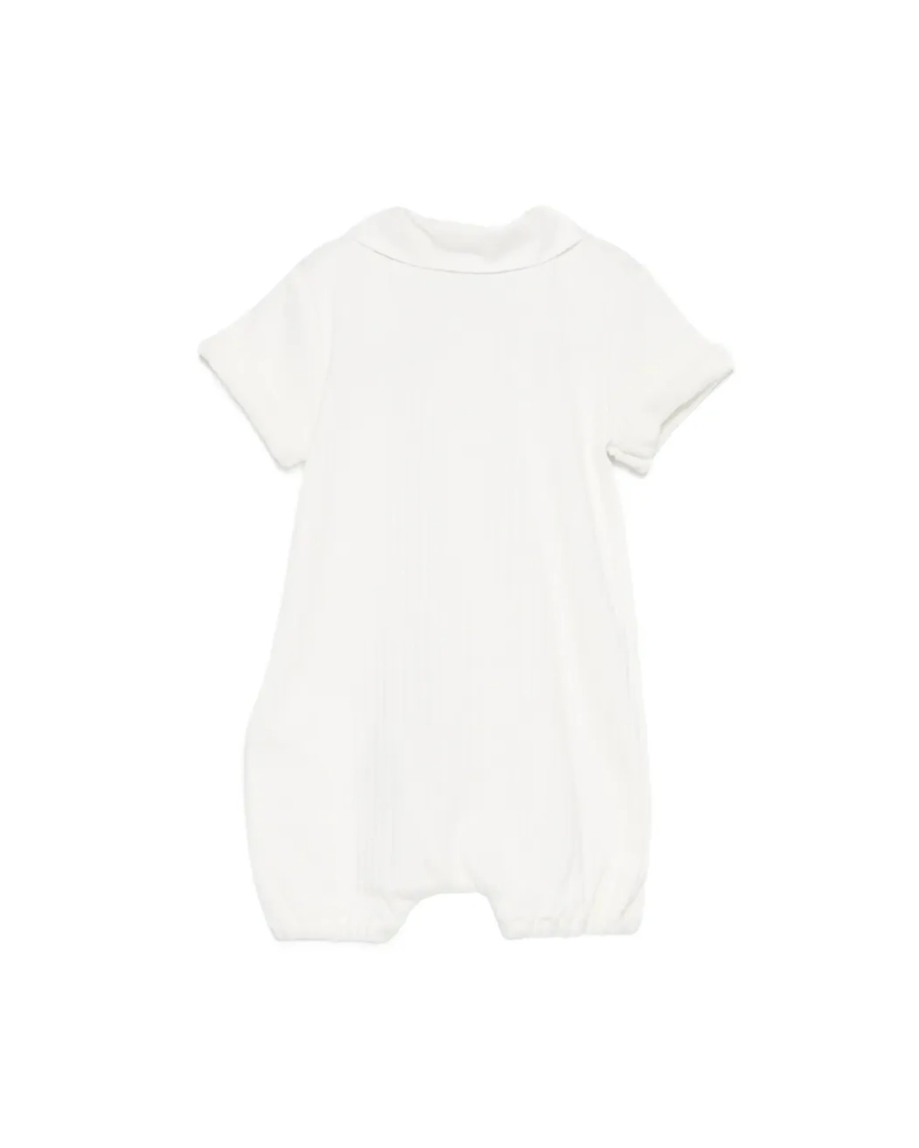 Moschino Kids Pagliaccetto Panna con Bottoni e Teddy Bear per Neonate