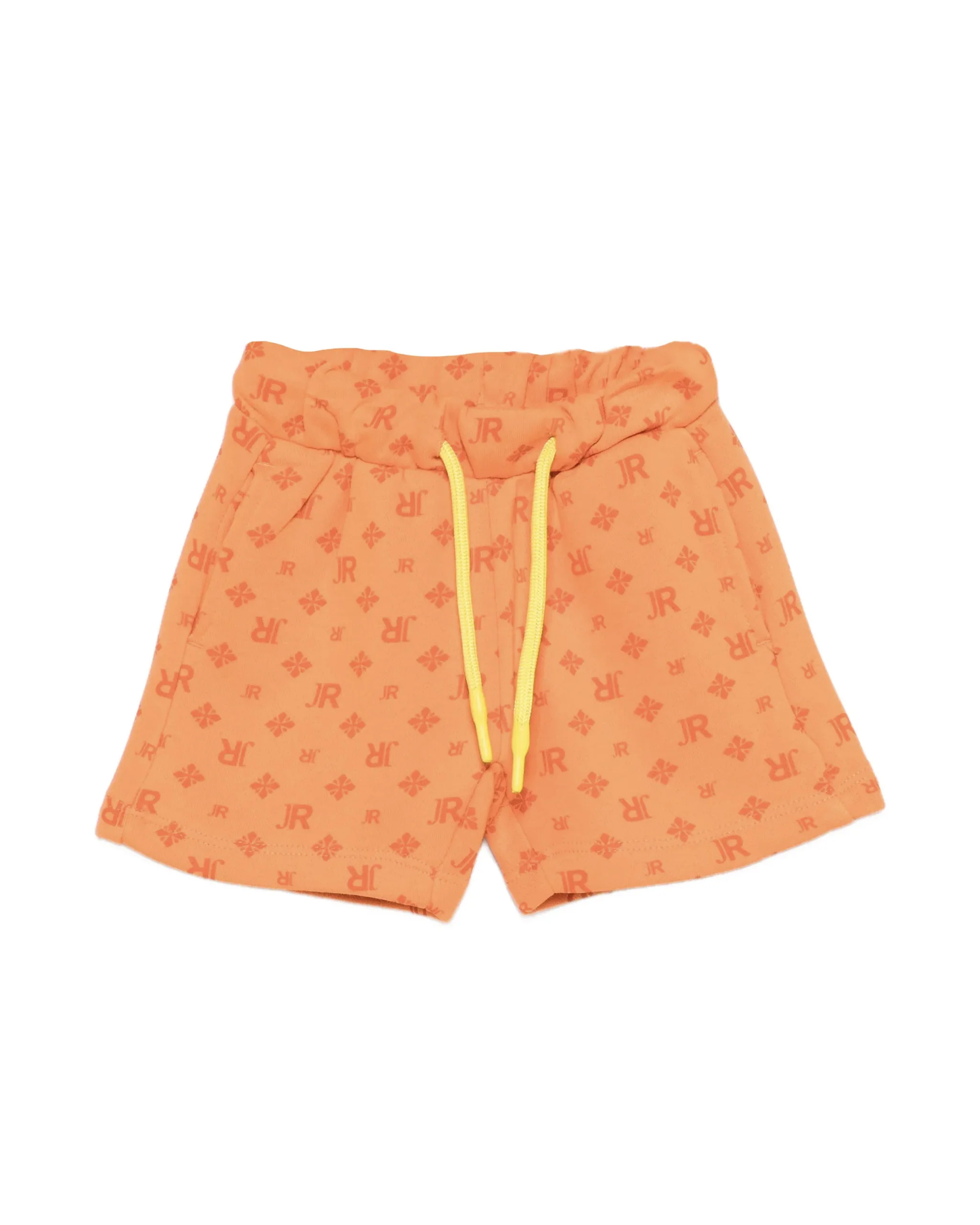John Richmond Kids Short Arancione All-Over per Neonati