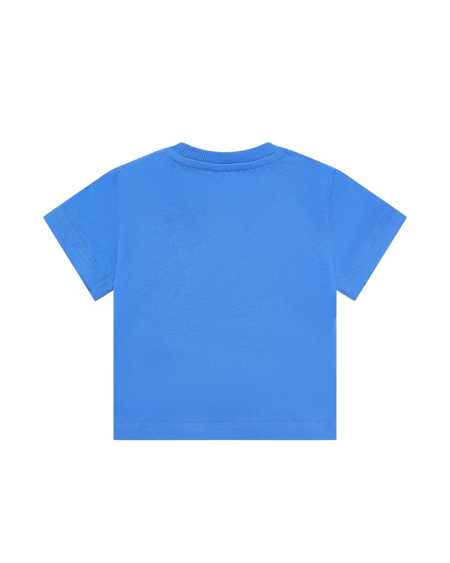 Moschino Kids T-Shirt Bluette con Logo Teddy Bear per Neonati