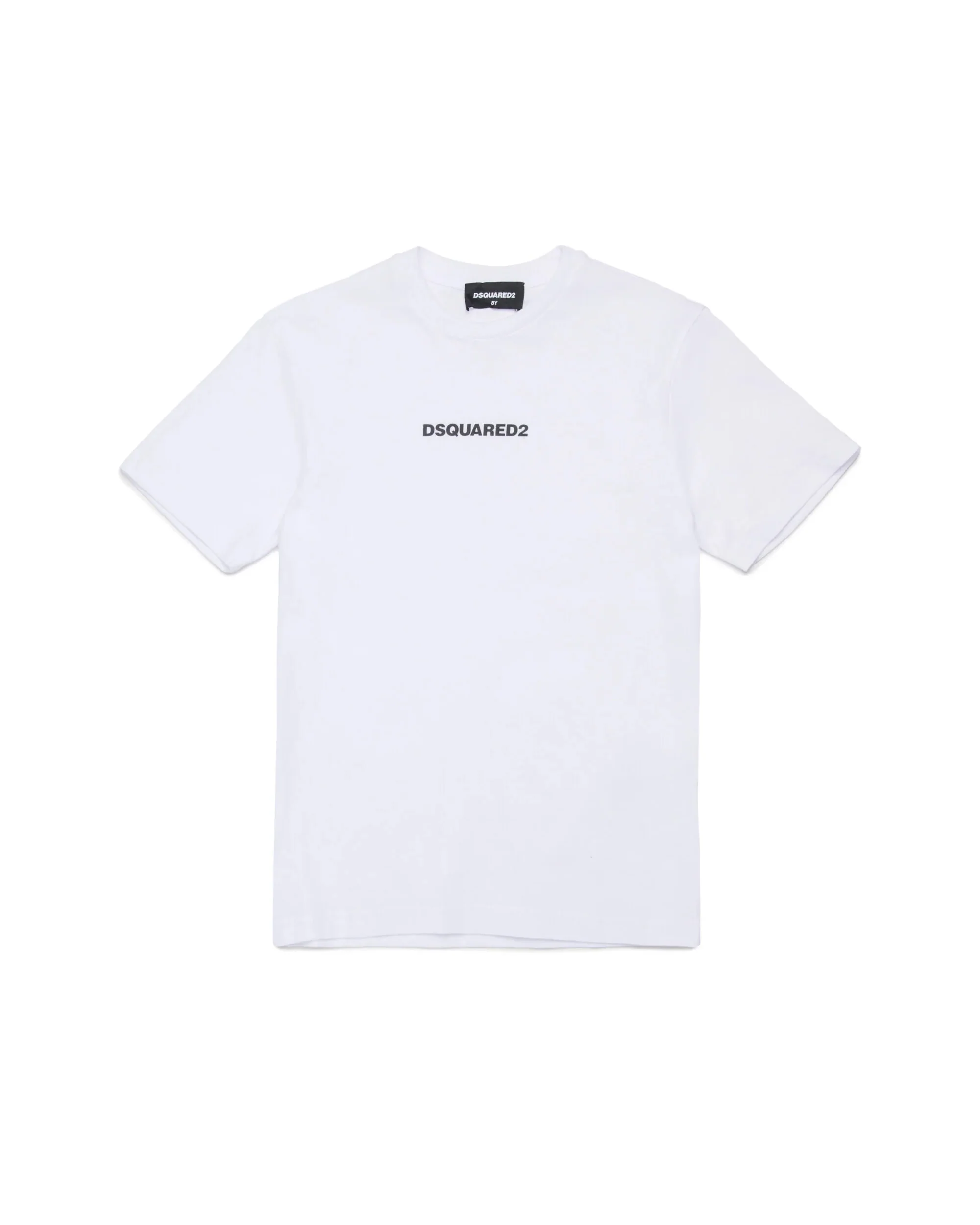 Dsquared2 Kids T-shirt Bianca con Stampa Logo per Bambini